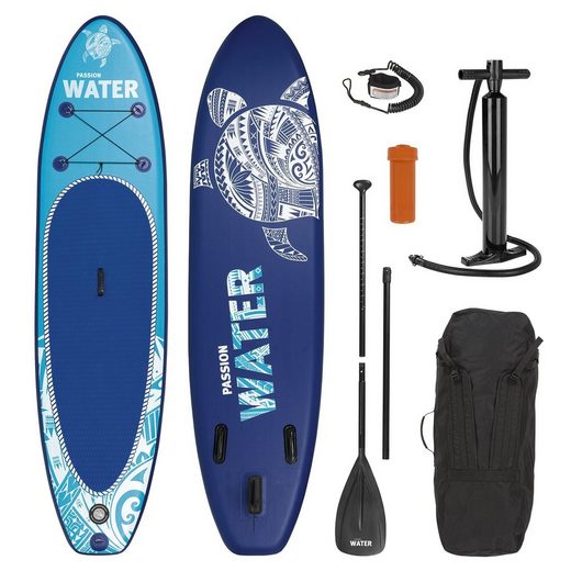 MAXXMEE Inflatable SUP-Board, Stand-Up Paddle-Board 2021 blau 300 cm