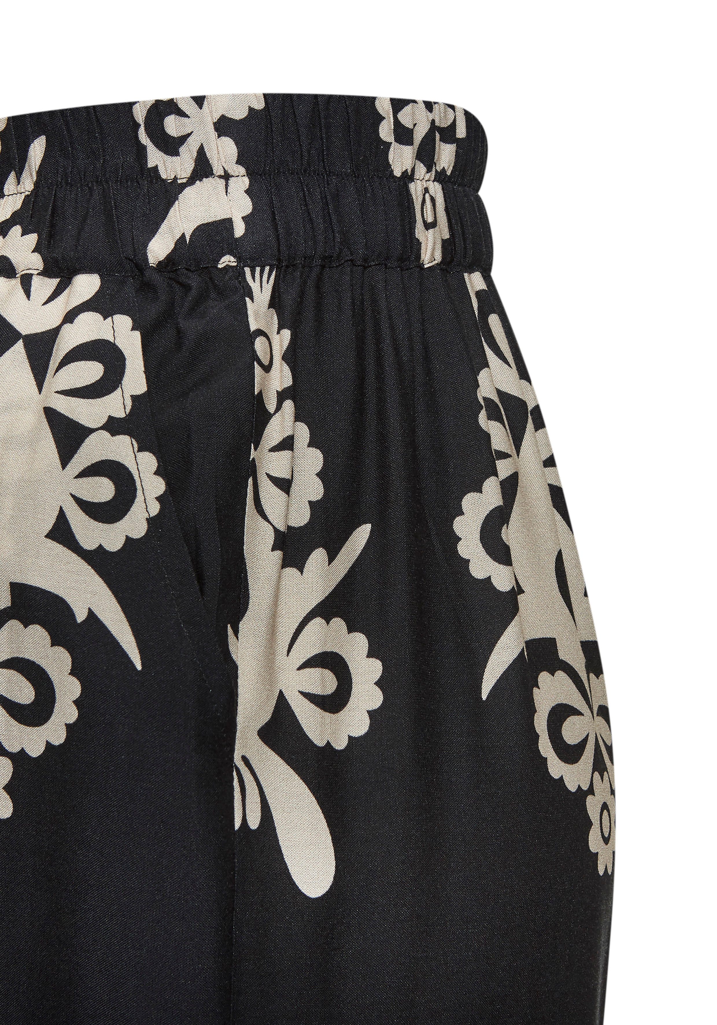 LASCANA Palazzohose mit Ethno-Print und weitem, luftigem Bein leichte Sommerhose aus Webware – Bild 5 von 5