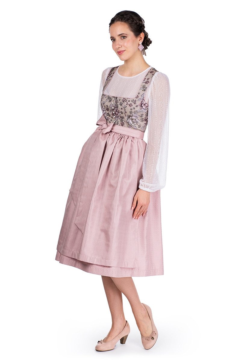 Dirndlbluse 'Halida-Sarah' Langarm 999999, Offwhite