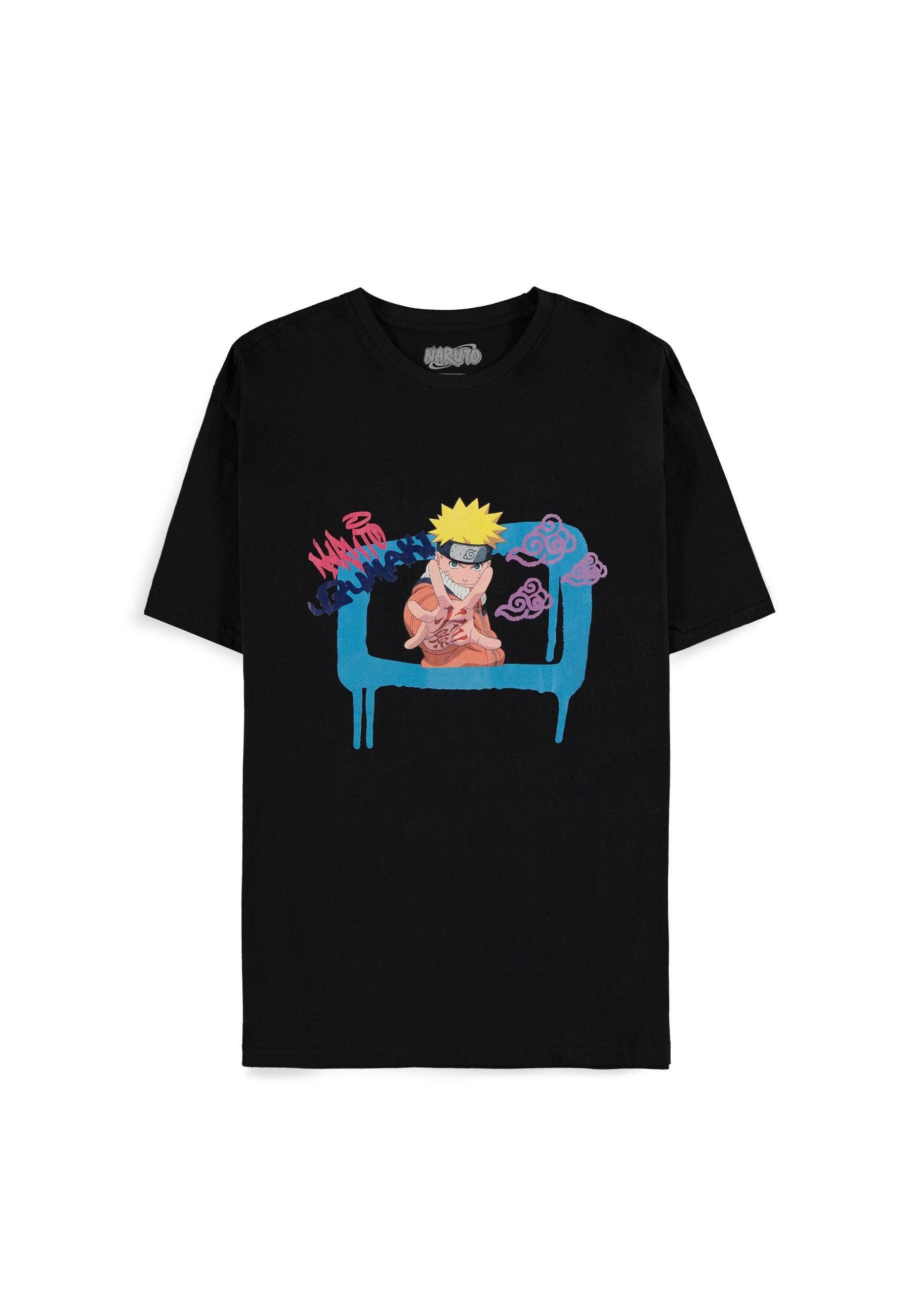 Naruto T-Shirt Graffiti Square