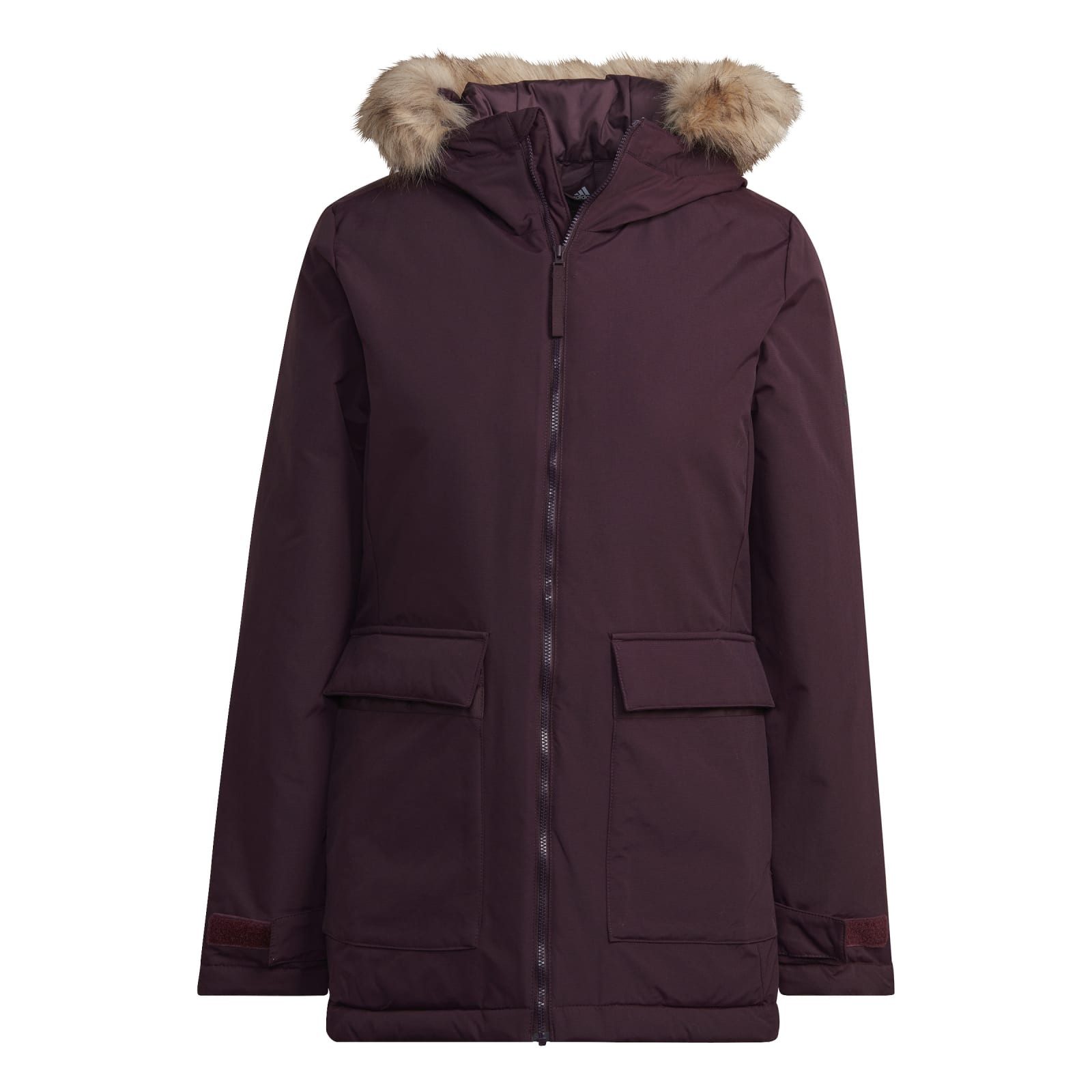 adidas Performance Wintermantel Utilitas Hooded Parka mit Kapuze violett Damen