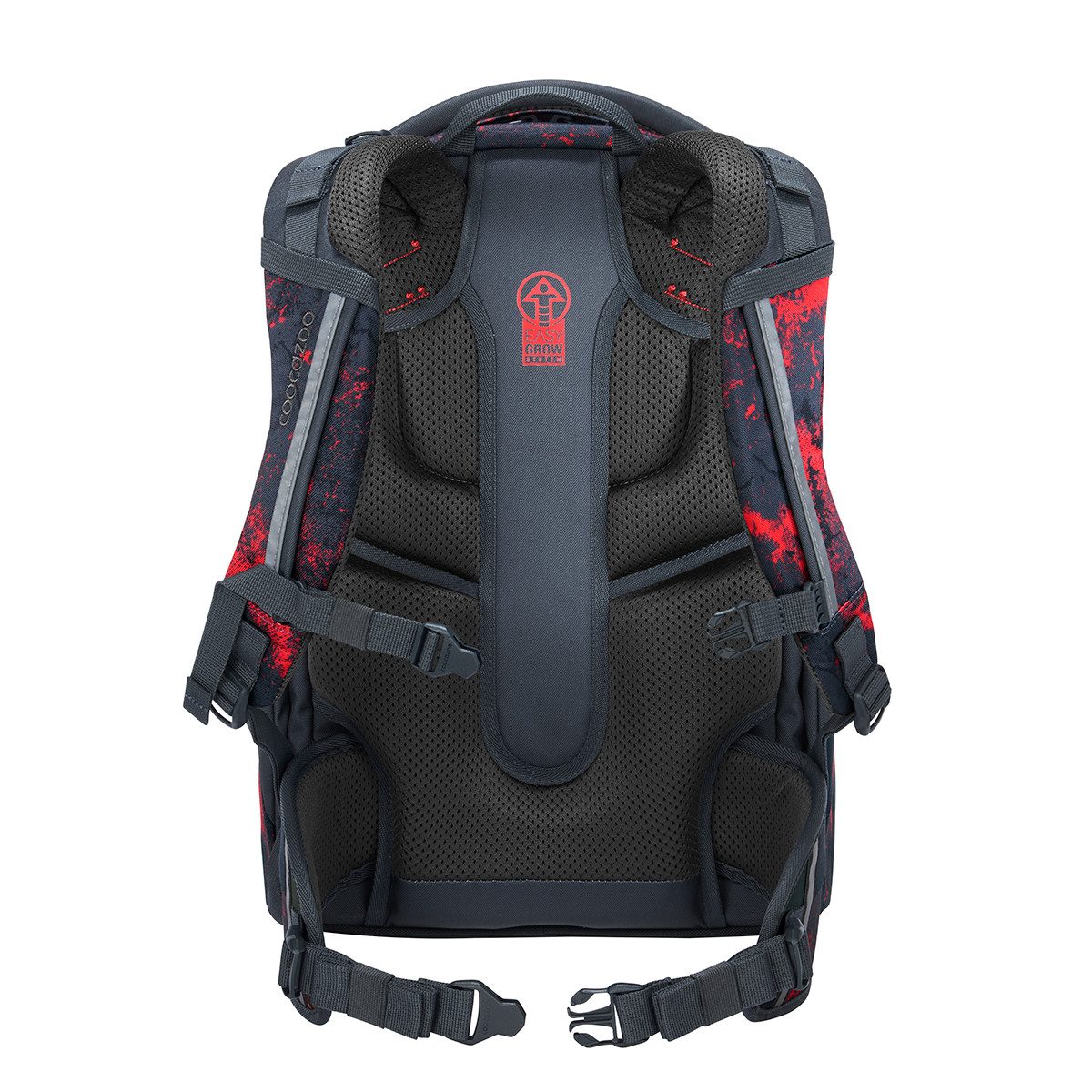 coocazoo Schulranzen Schulrucksack-Set MATE Broken Black 2-teilig (2-teilig), ergonomisch, Körpergröße: 135 - 180 cm, Easy-Grow-System – Bild 5 von 5