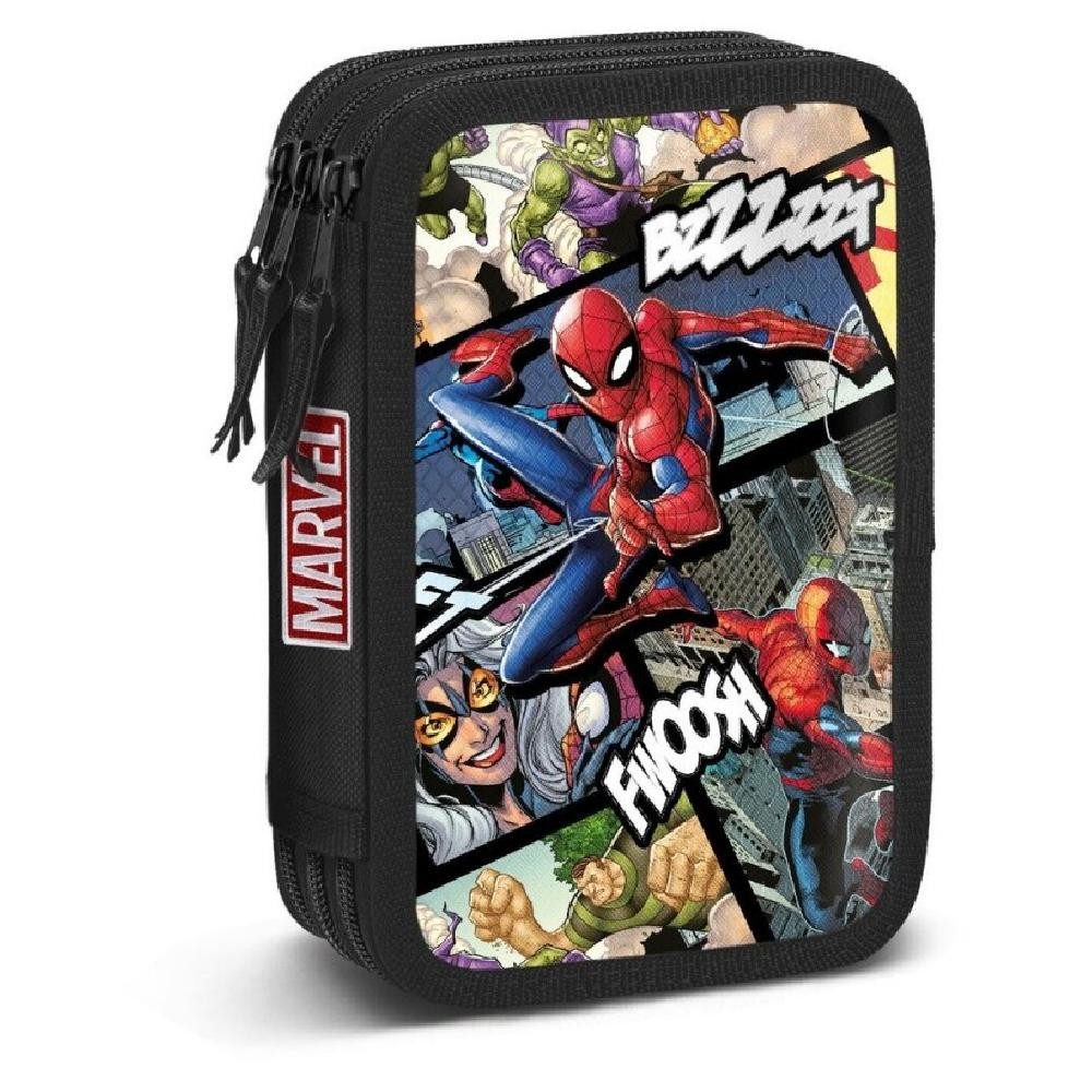Cerdá Spider-Man Federmappe 3-fach – Offizielle Marvel-Lizenz, Aus Polyester, Für Schule & Freizeit