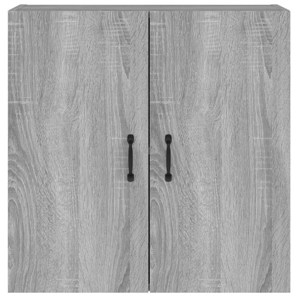 Wandschrank (1-St) Sonoma Holzwerkstoff Fächerschrank 60x31x60 Grau vidaXL cm