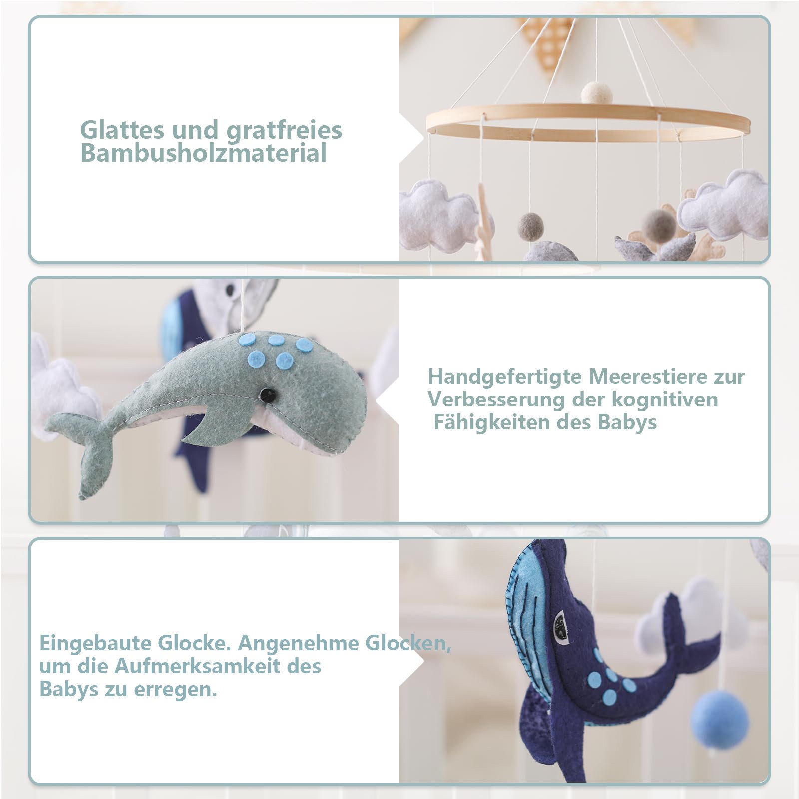 CLTYQ Mobile Baby Holz Hängende Bettglocke, günstig online kaufen