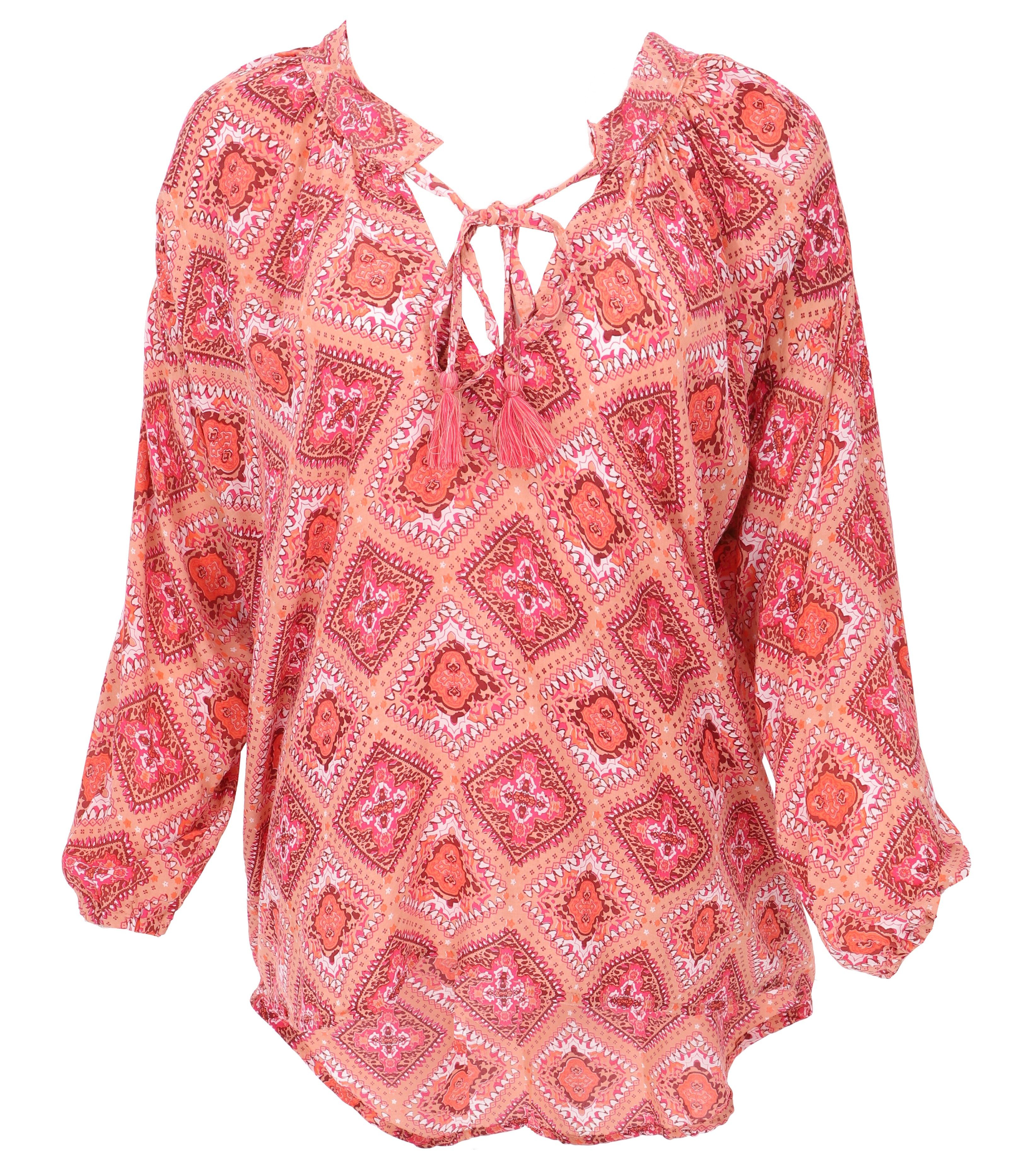 Guru-Shop Longbluse Blusentunika, Langarmbluse, plus size.. günstig online kaufen