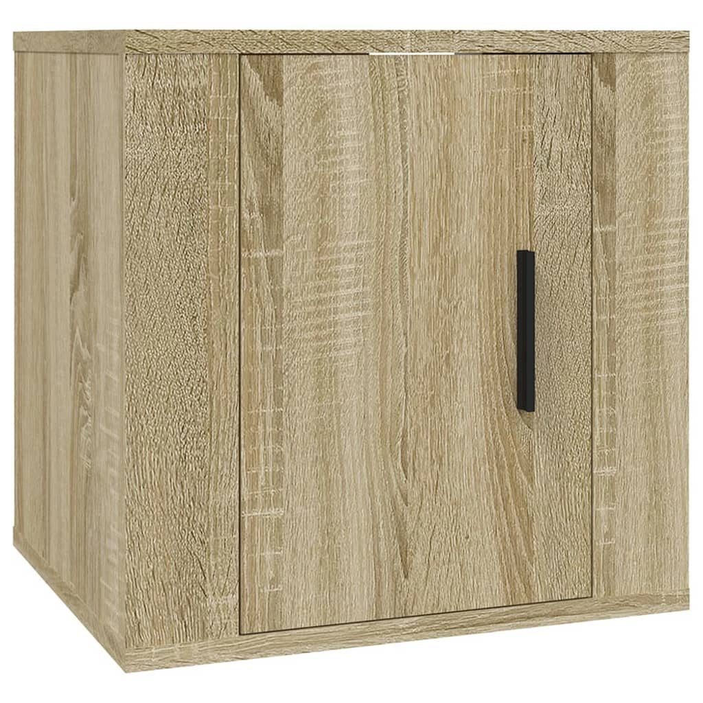 vidaXL TV-Schrank 3-tlg. TV-Schrank-Set Sonoma Holzwerkstoff Sonoma-Eiche Eiche (3-St)