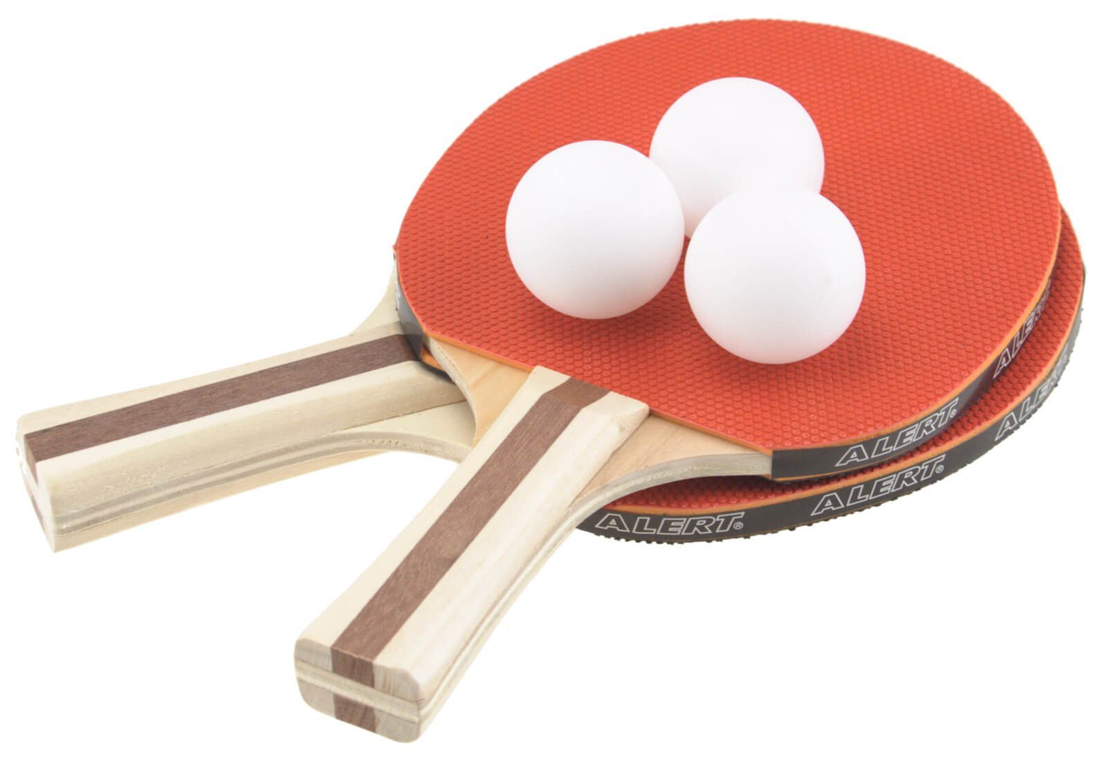 Tischtennisnetz Tischtennis Set 2 Schläger - 3 Bälle Tischtennisschläger Alert Sport
