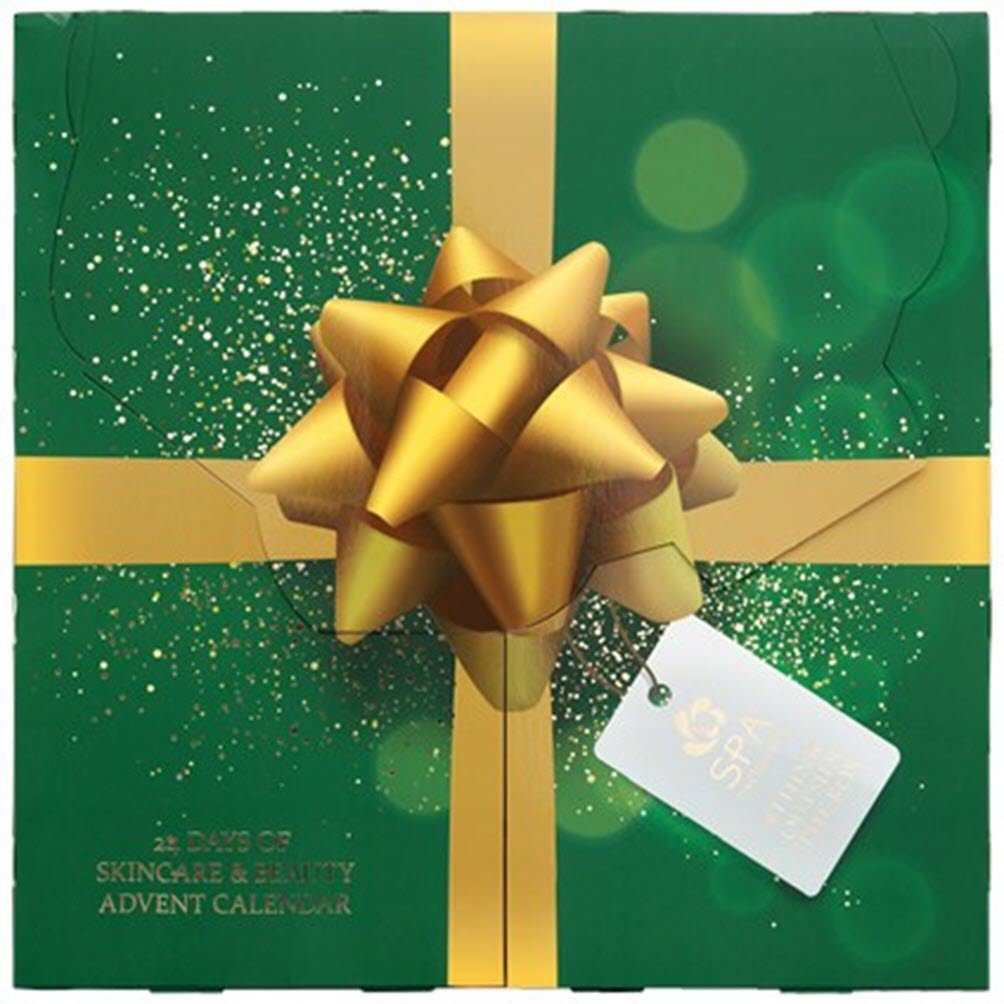 Pflege-Geschenkbox Spa Exclusiver Kosmetikk und Beauty-Kalender green
