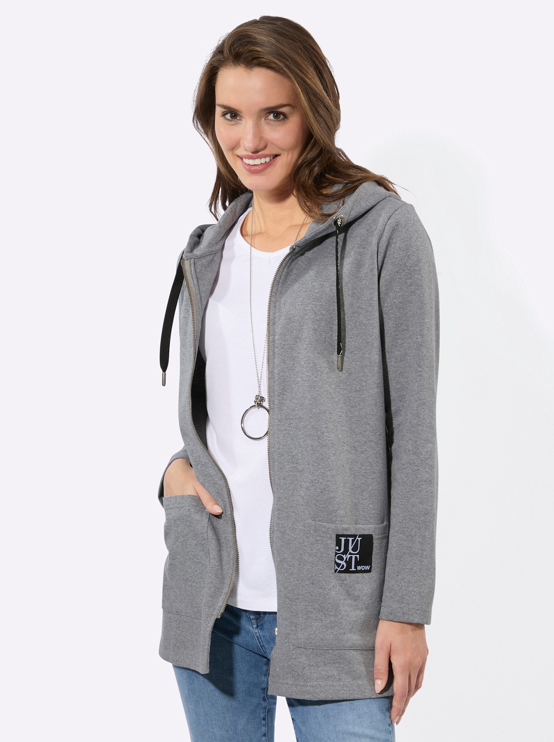 Witt Shirtjacke Sweatjacke Langarm
