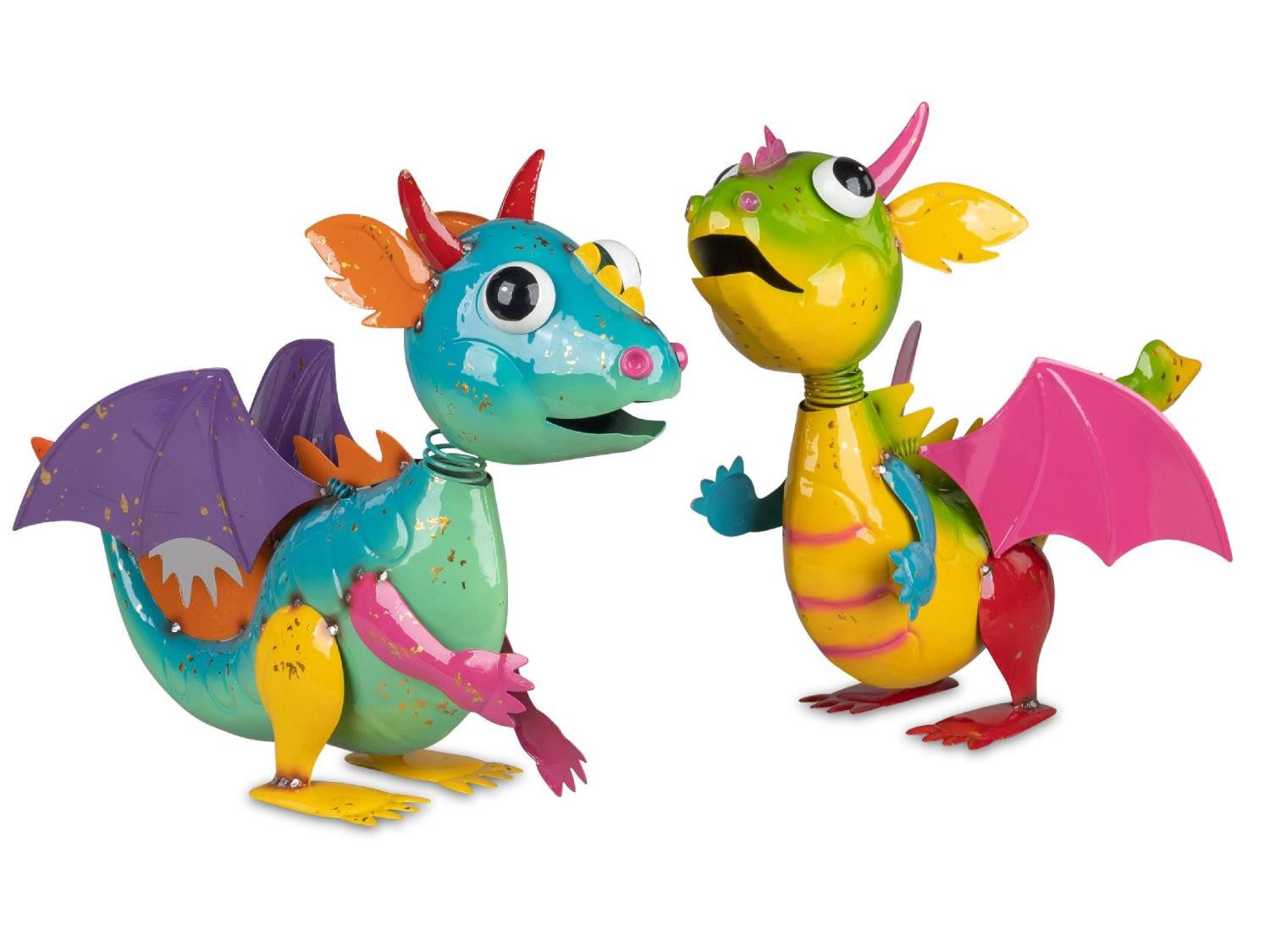 formano Dekofigur Wackelkopf, Höhe: 33cm, Farbe: Mehrfarbig, Motiv: Drachen