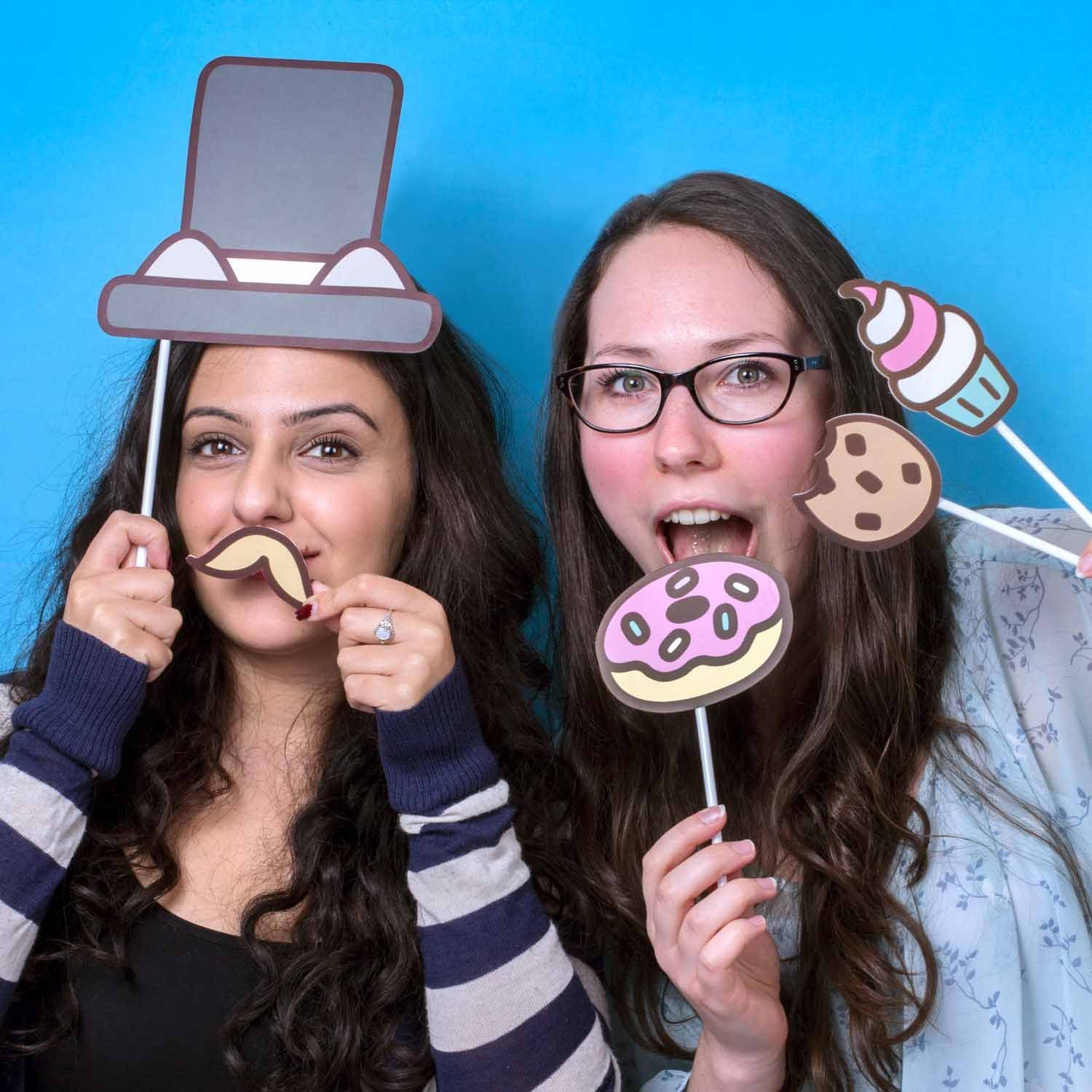 Pusheen Fotohintergrund Pusheen Party - Selfie Foto Kit, 24-tlg.