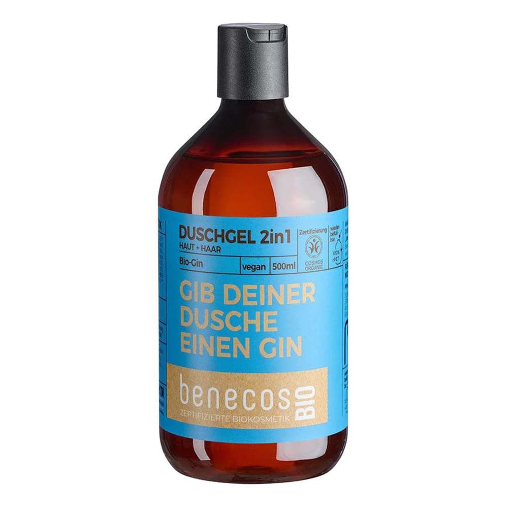 Benecos Duschgel Gin - Duschgel 2in1 Haut+Haar 500ml