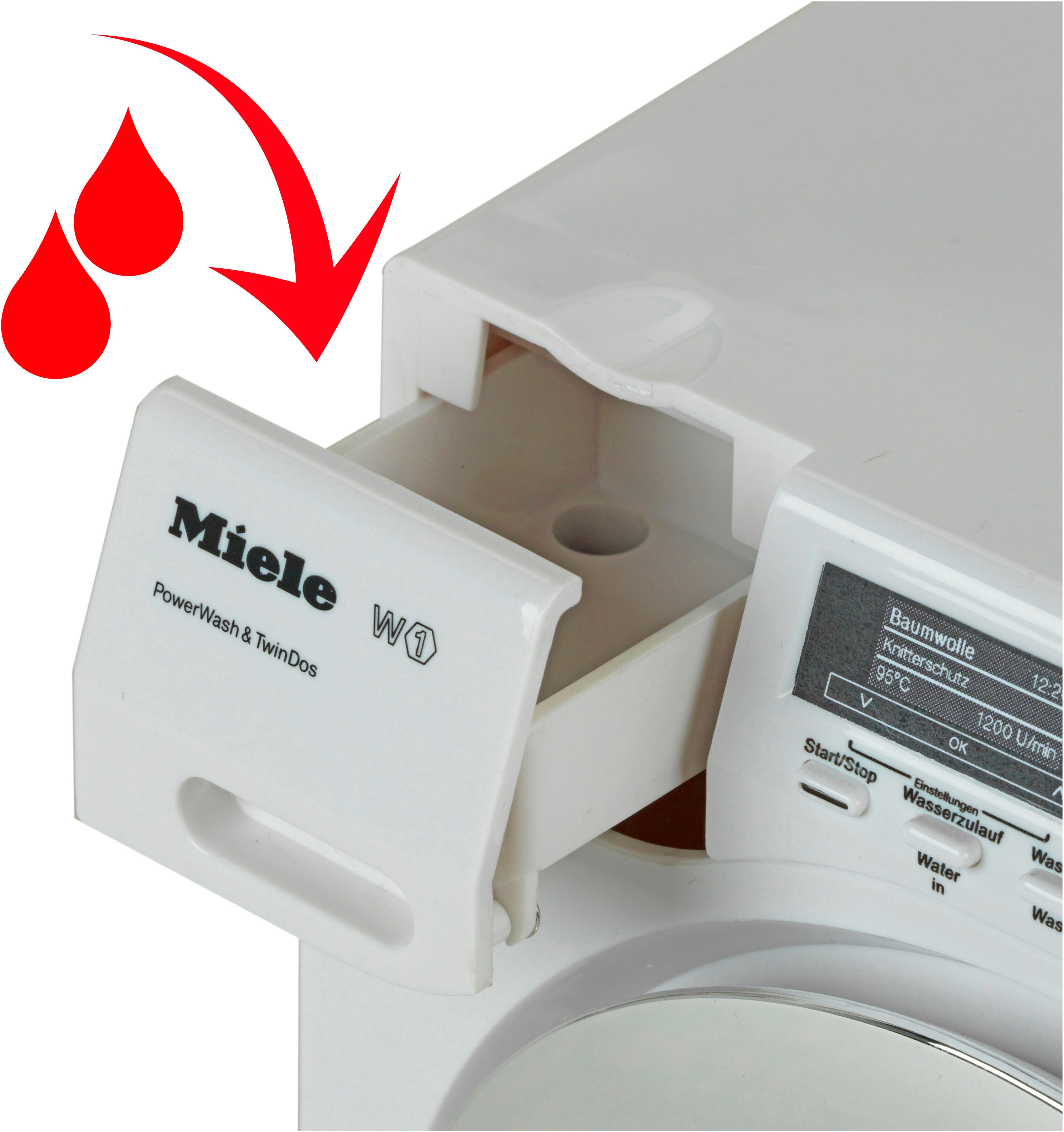 Klein Kinder-Waschmaschine Miele Waschmaschine, mit Wasser befüllbar
