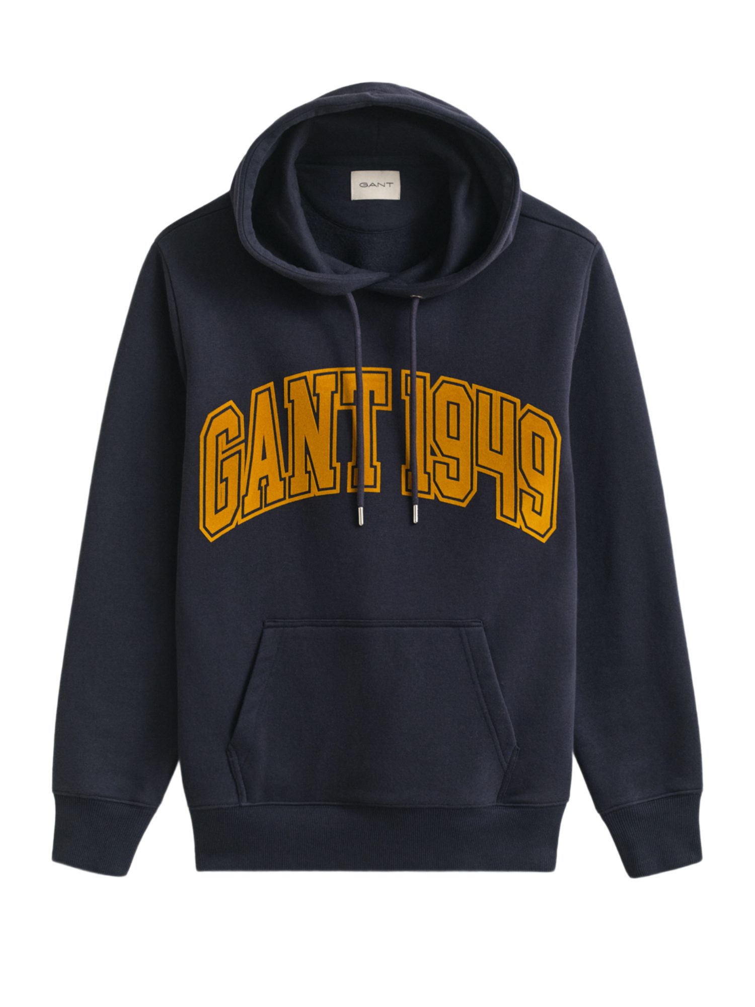 Gant Hoodie blau,Casual,Baumwolle,Logoprint,Lang,Regular Fit