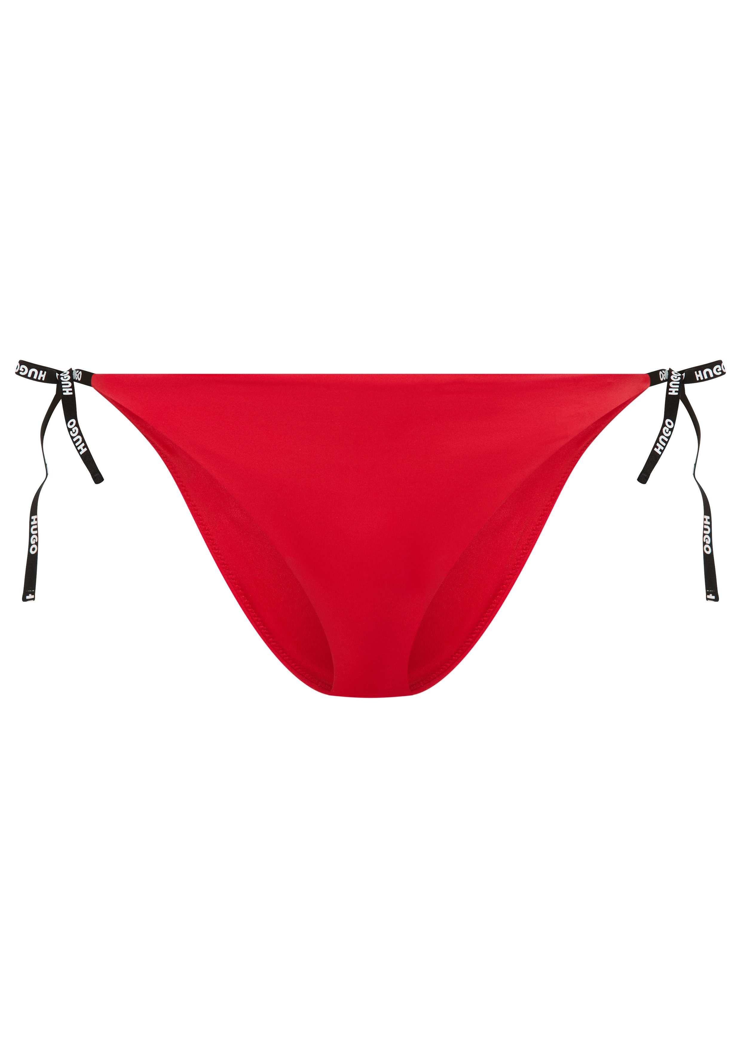 HUGO Bikini-Hose Pure Side mit Logobändern, normale Passform