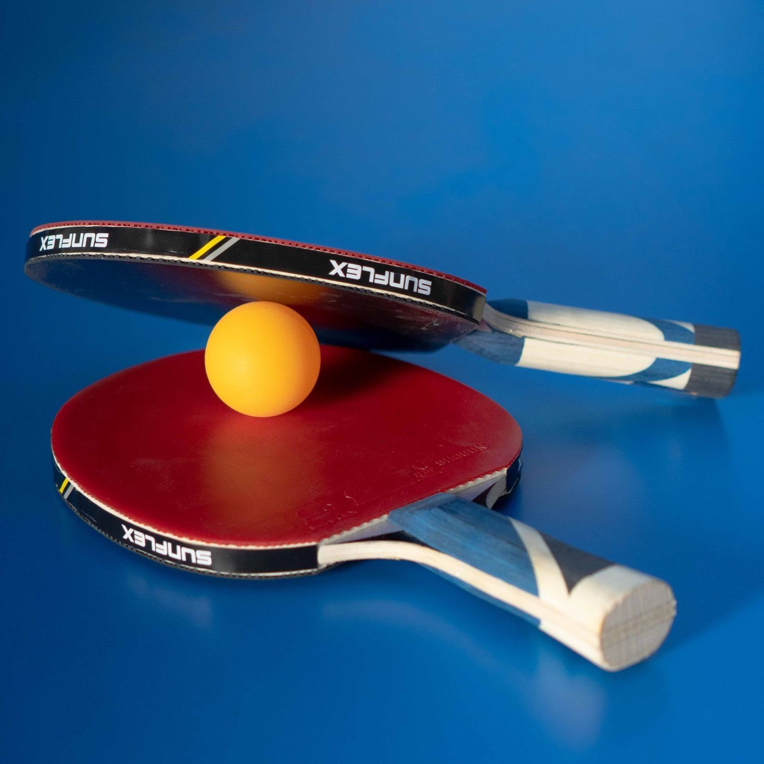 Sunflex Bälle Ball Tischtennis Tischtennisball Tischtennisball Orange, 3 Bälle Balls