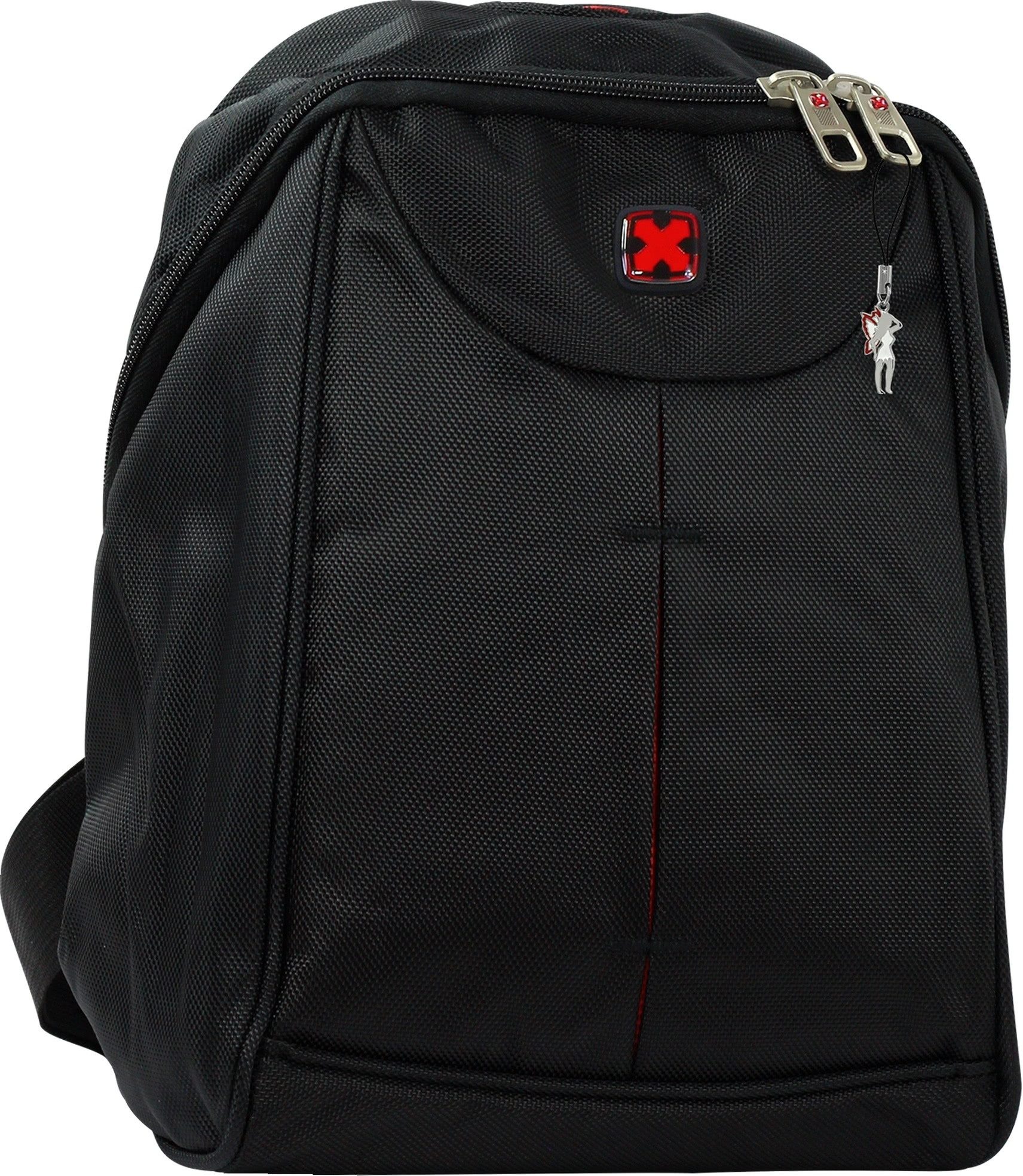 Travel N Meet Reisetasche Travel N Meet Damen Herren Sporttasche (Freizeitrucksack), Herren Freizeitrucksack Polyester, schwarz ca. 31cm hoch