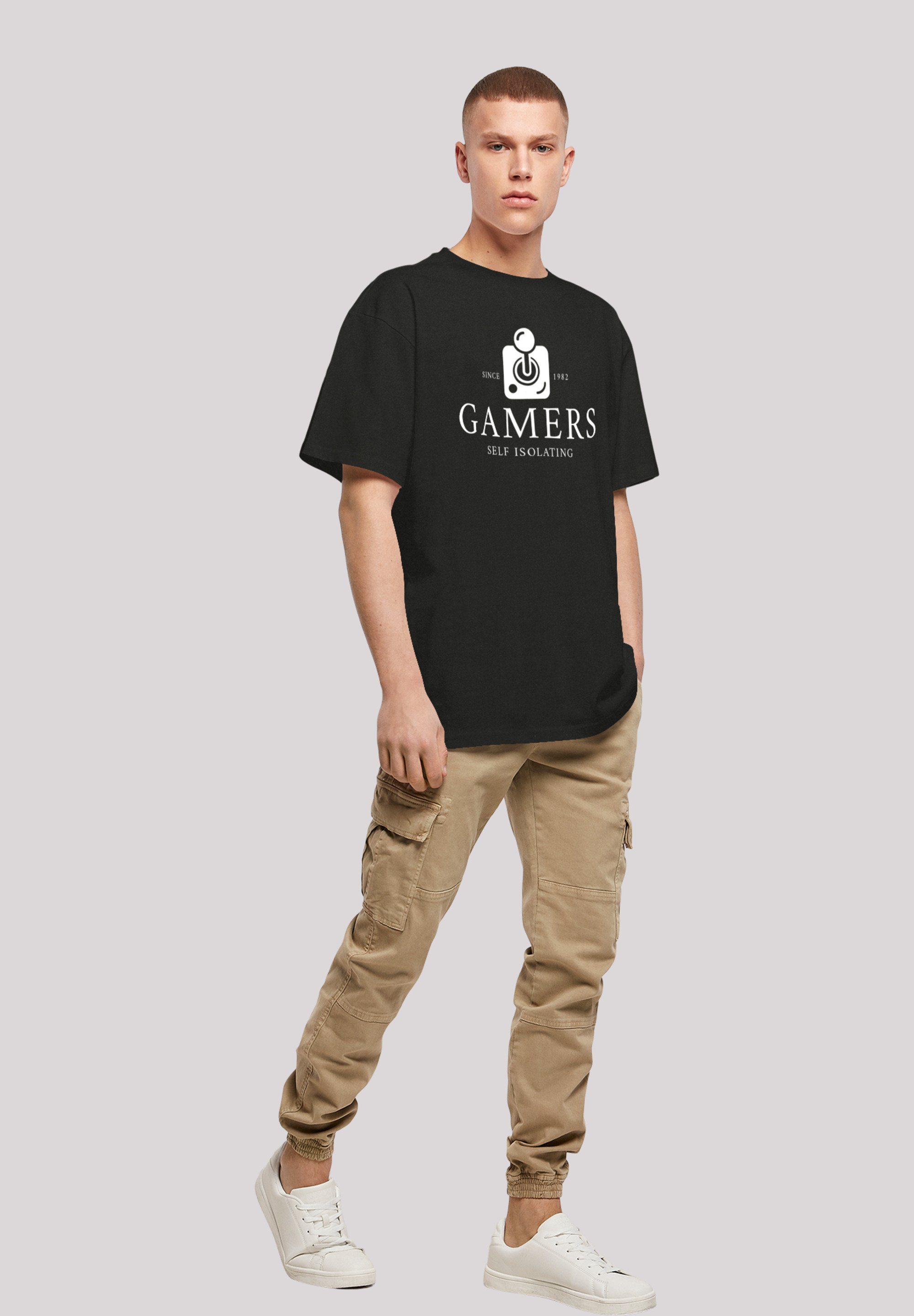 Gamers schwarz SEVENSQUARED Retro Print Self T-Shirt Isolating F4NT4STIC Gaming