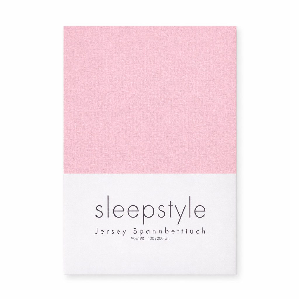Sleepstyle Spannbettlaken SleepStyle, Jersey, Gummizug: rundum, (1 Stück), 100% Baumwolle