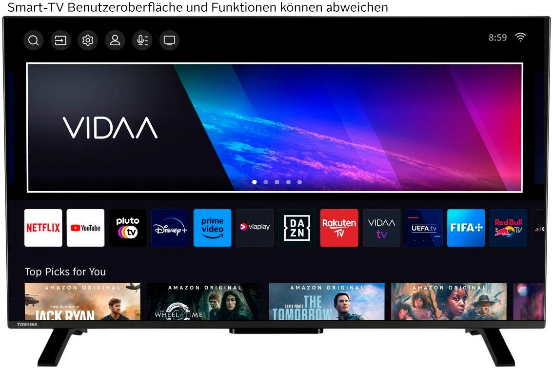 Toshiba 40LV2F63DA DLED-Fernseher (100 cm/40 Zoll, Full HD, Smart-TV)