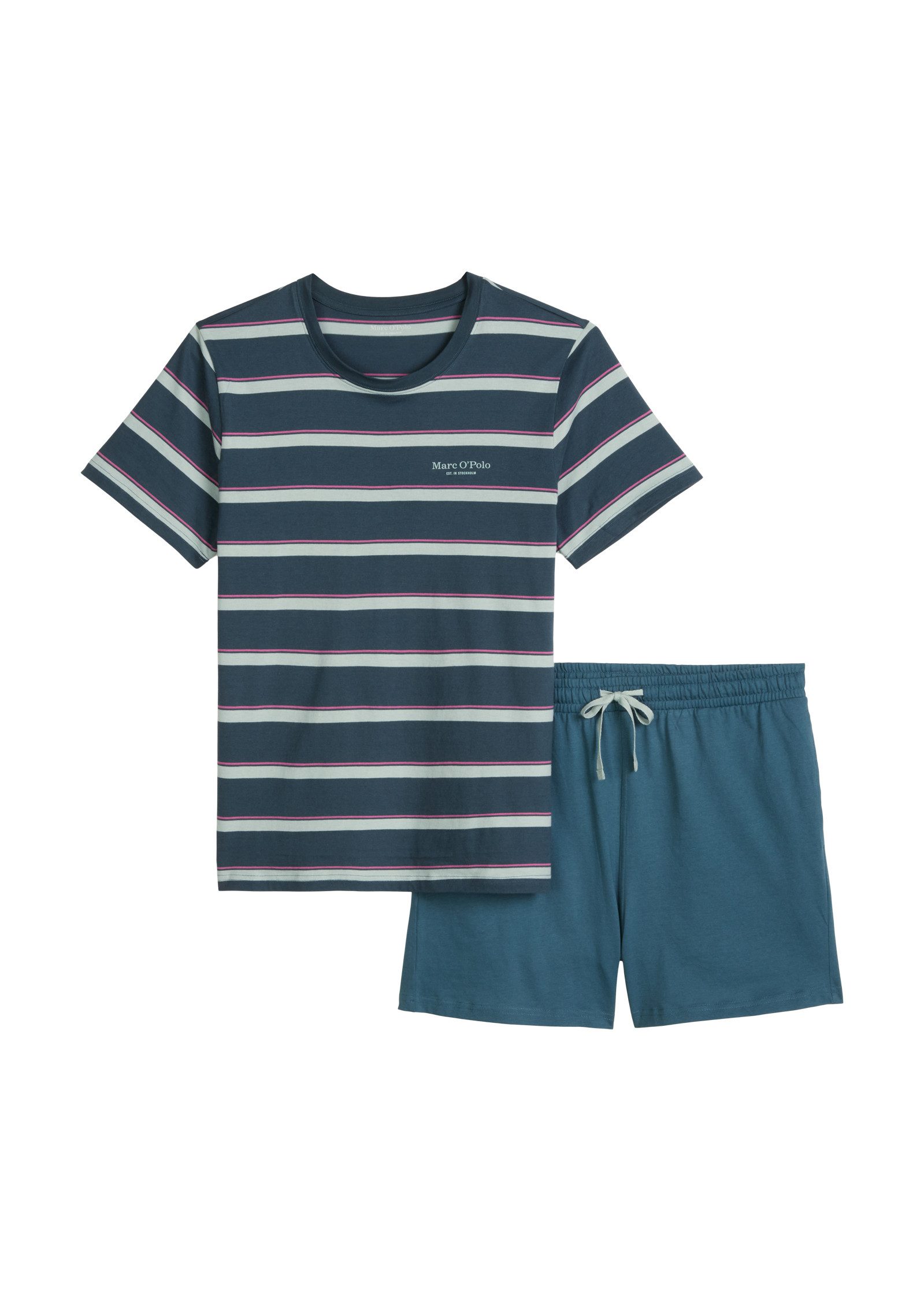 Marc O'Polo Shorty Mix N Match Cotton (2 tlg) mit Rundhalsausschnitt, kurze günstig online kaufen
