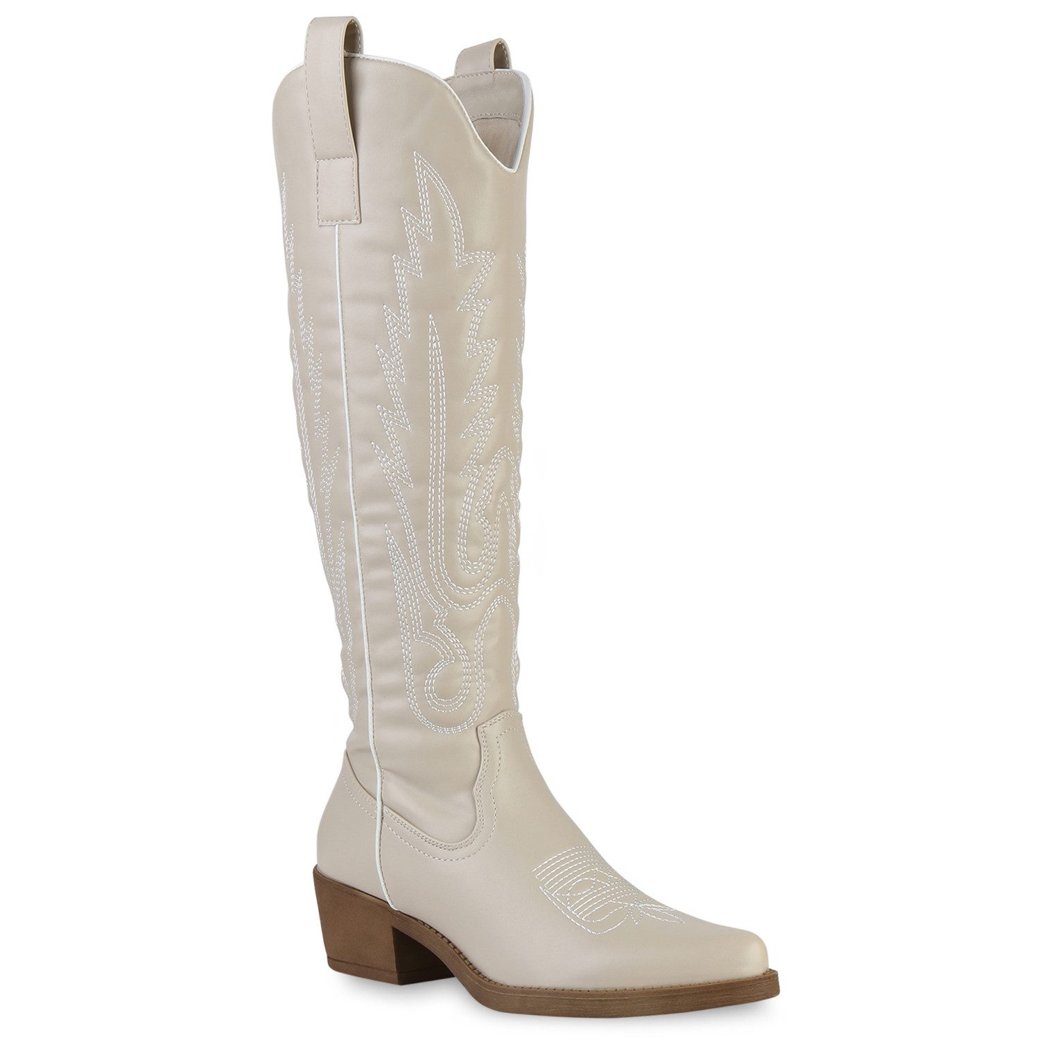 VAN HILL 839569 Ковбойські Damen Чоботи Ковбойські Stickereien Boots Spitz Western