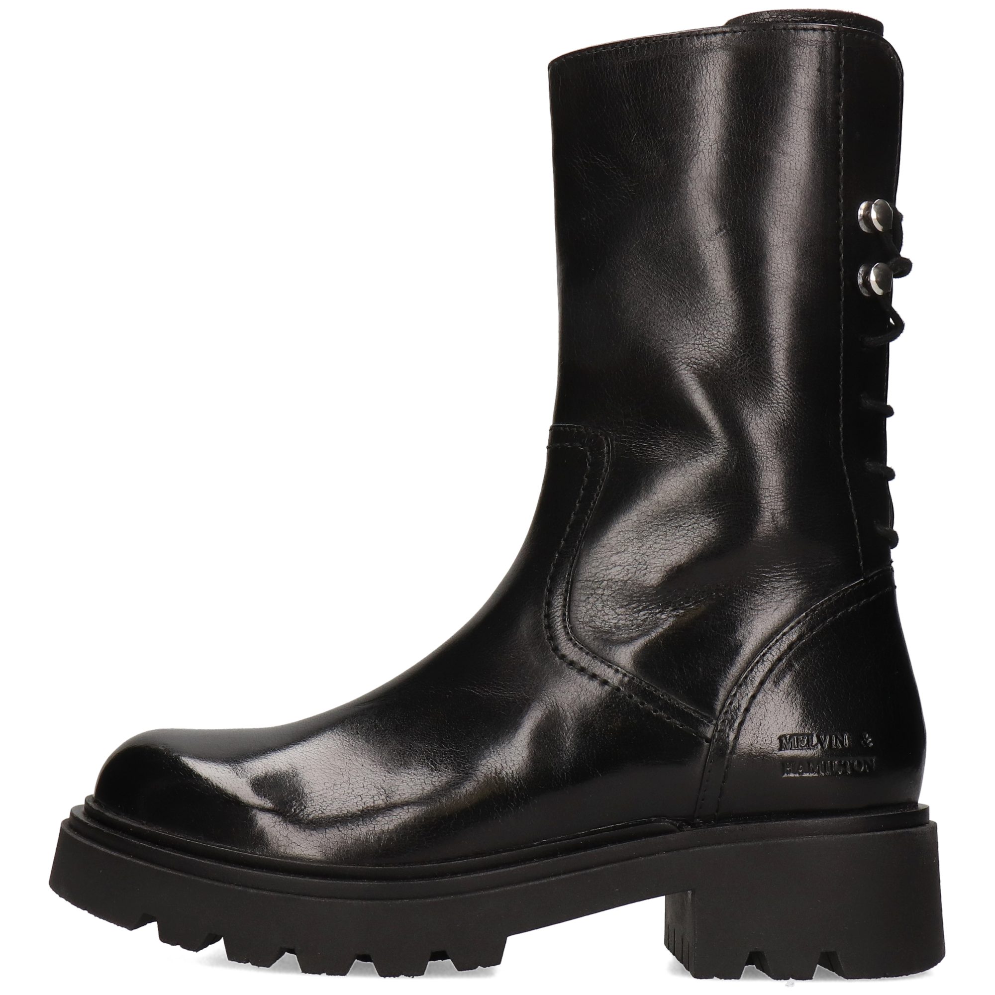 Melvin & Hamilton Dahlia 2 Leder-Stiefel für Damen Stiefel Plateausohlen, Echtes Leder, Vegetabile Gerbung
