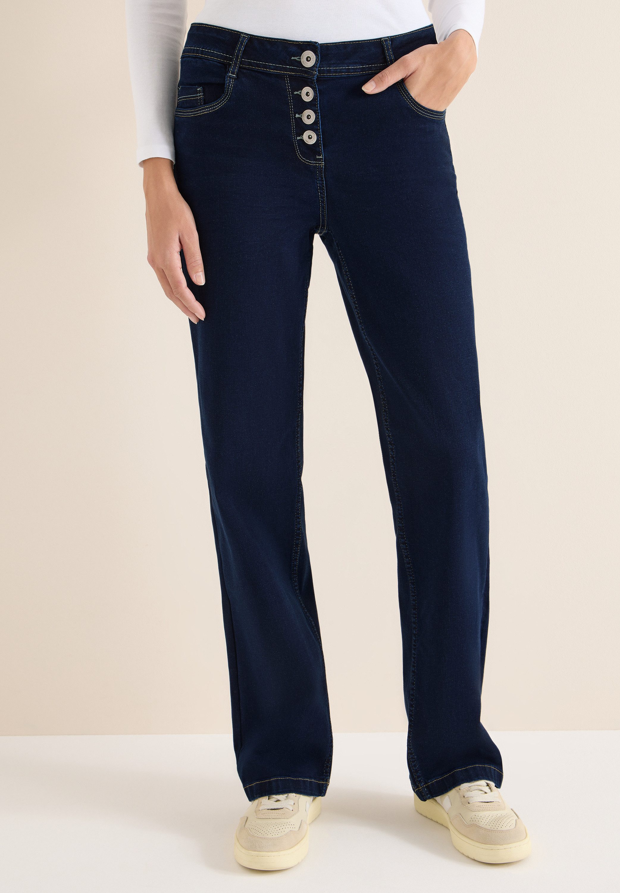 CECIL Loose-fit-Jeans 5-Pocket-Style