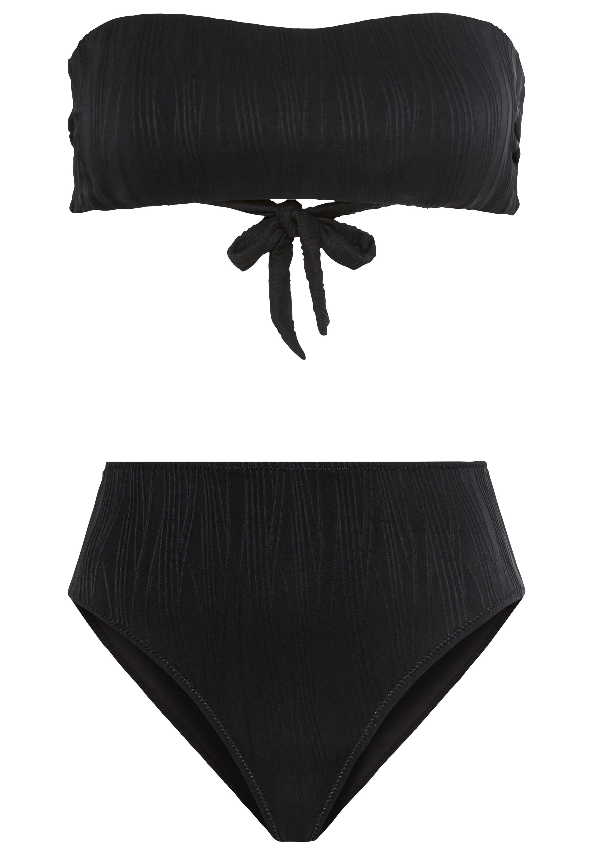 LSCN by LASCANA Bandeau-Bikini Egitura (Set) aus Strukturware