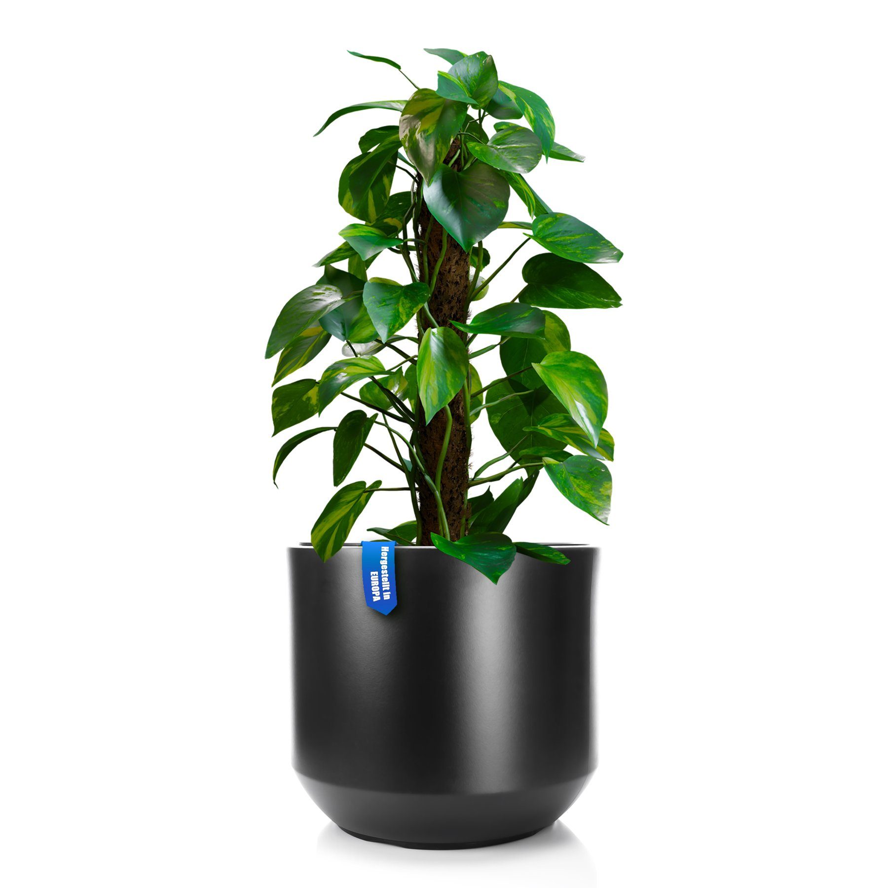 BigDean Blumentopf Pflanzkübel Style ø 40 cm anthrazit wetterfester Blumenk günstig online kaufen