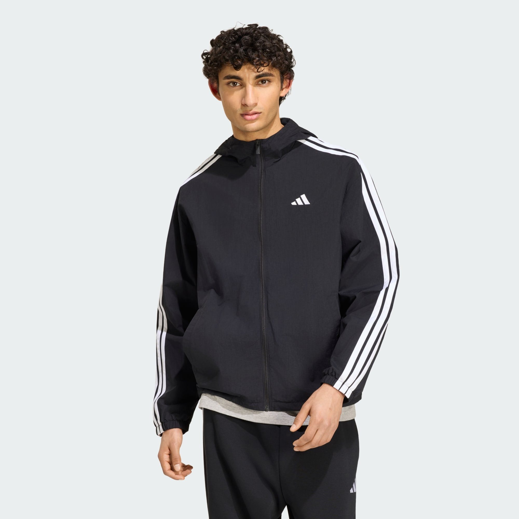 adidas Sportswear Funktionsjacke ESSENTIALS 3-STREIFEN WOVEN WINDBREAKER (1-St)