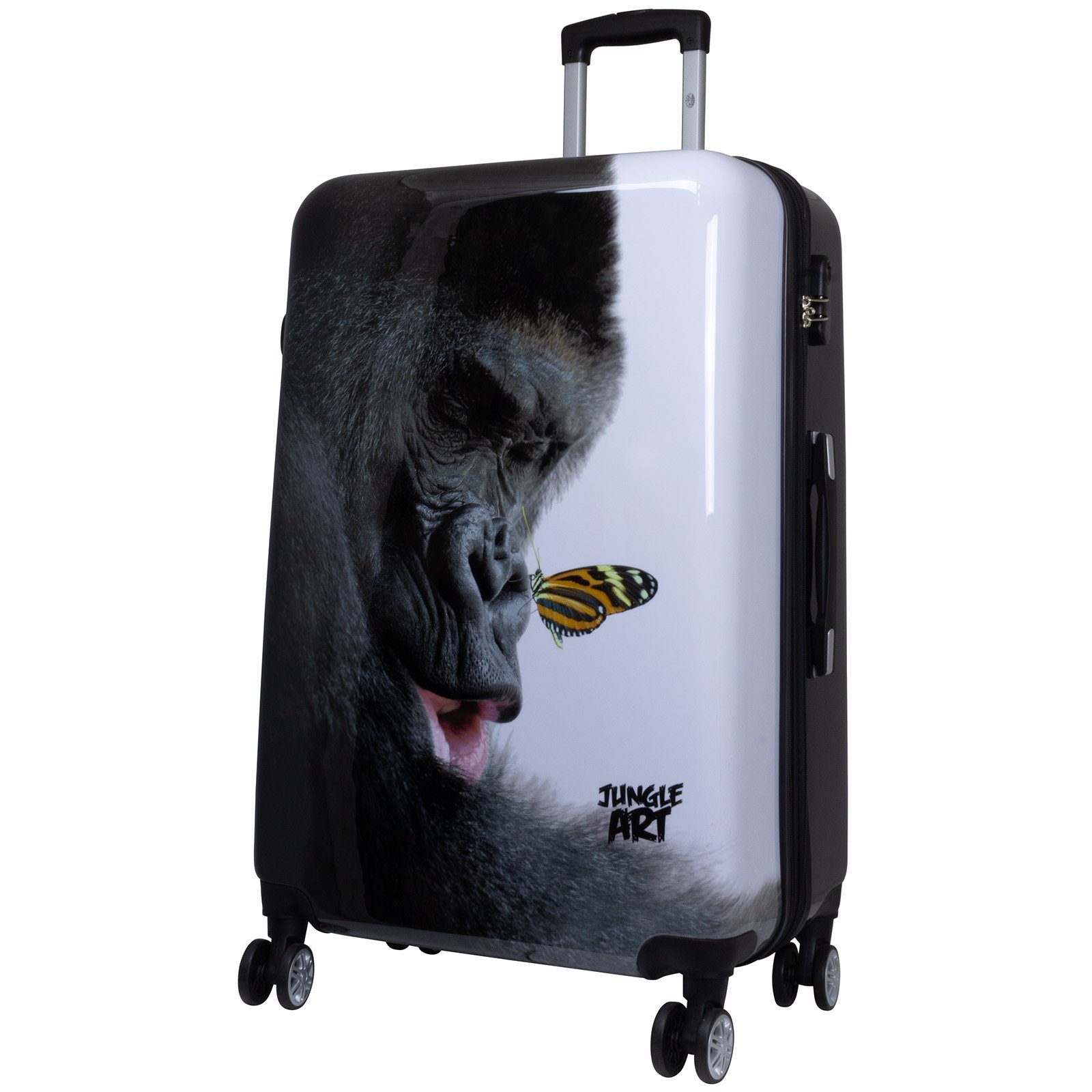 Trendyshop365 Hartschalen-Trolley Gorilla, bunter Koffer mit günstig online kaufen