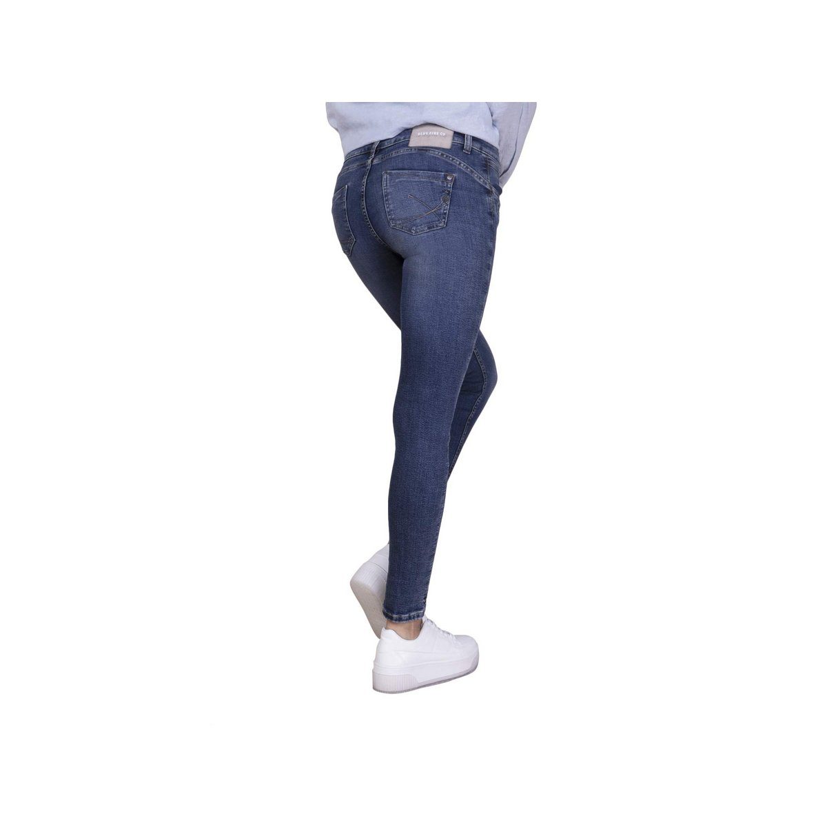 BLUE 5-Pocket-Jeans FIRE (1-tlg) uni