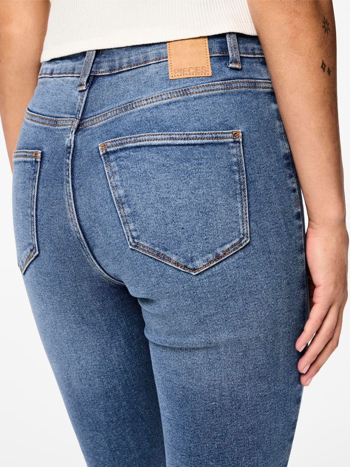 pieces Skinny-fit-Jeans PCDANA HW SKINNY JEANS günstig online kaufen