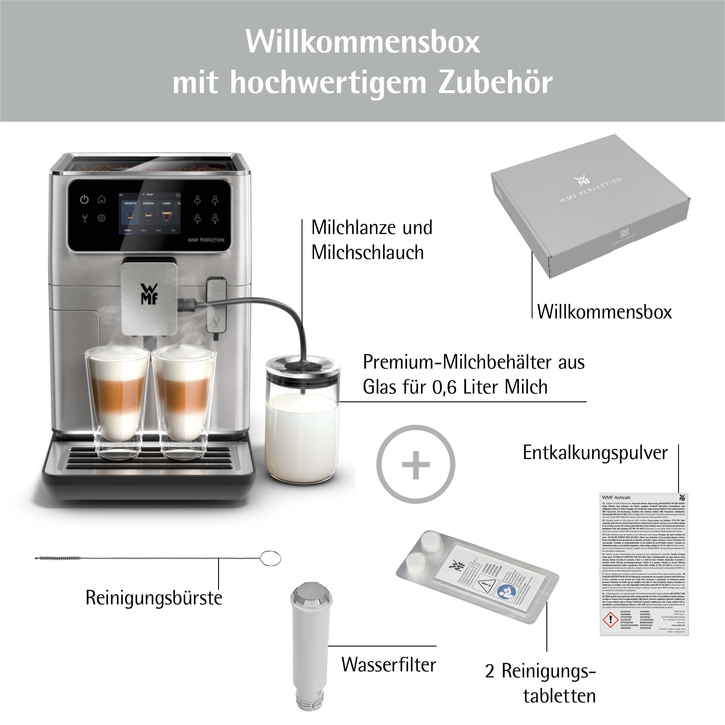 WMF Kaffeevollautomat, intuitive Bedienung