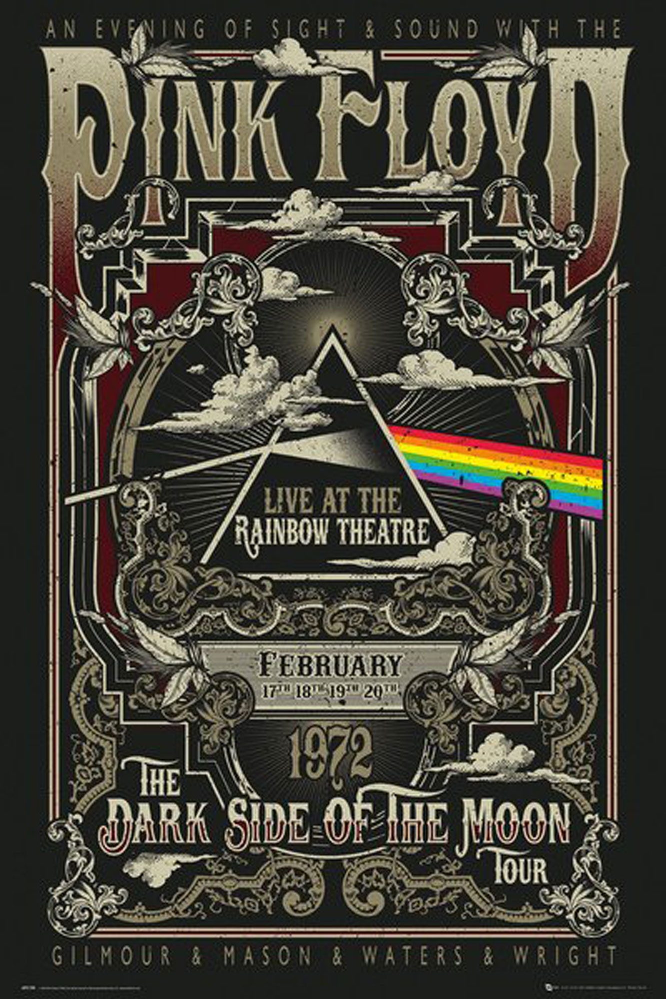 Poster Pink Floyd - Poster - Rainbow Theatre
