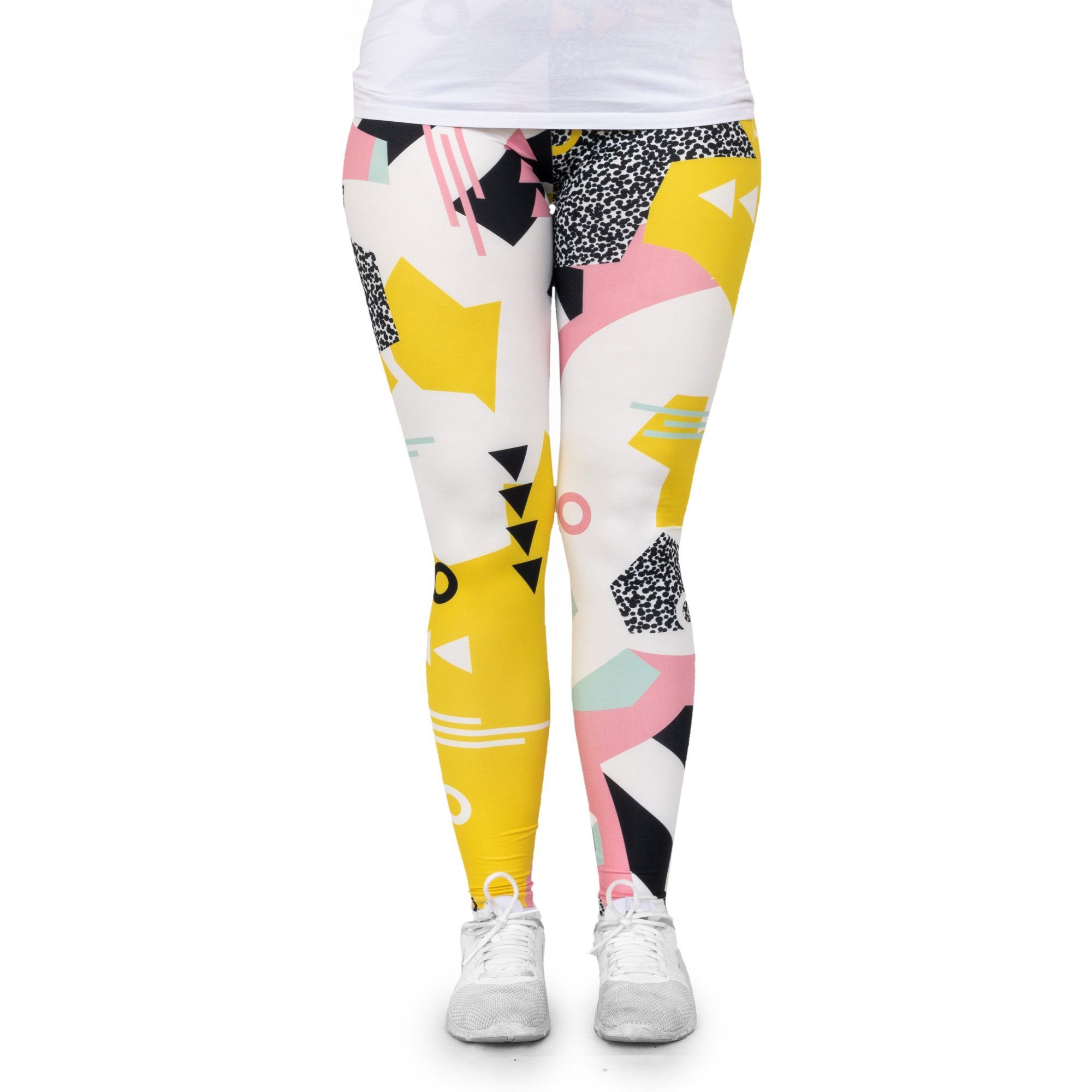 cosey Leggings Neon Line Leggings (Einheitsgröße XS - L) Neon Pop Neo-Geo