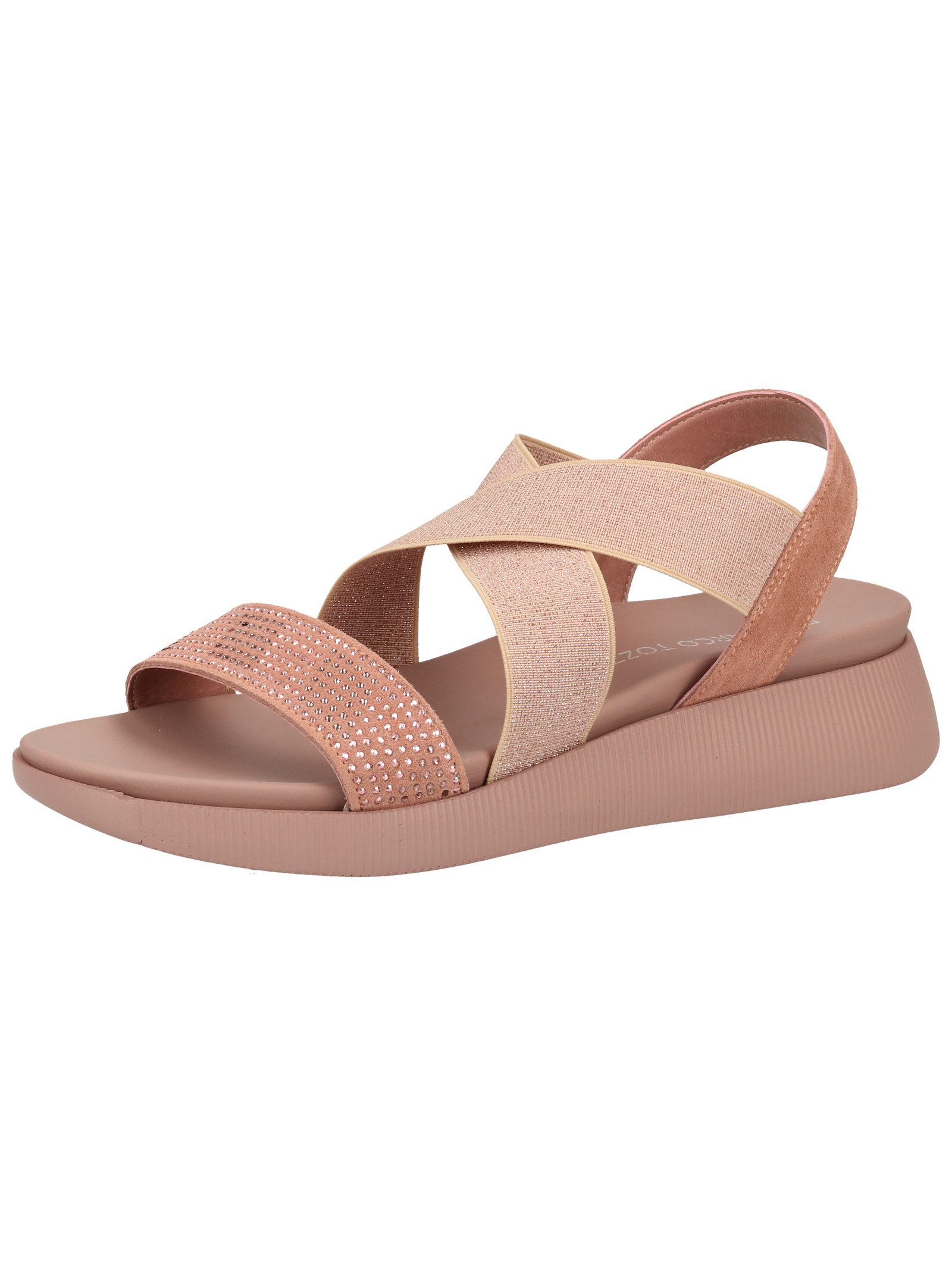 MARCO TOZZI Sandalen Leder/Textil . Keilsandalette