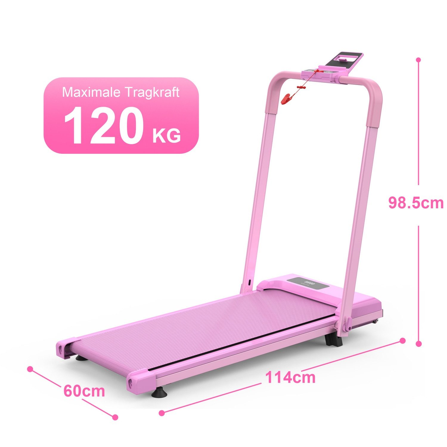 ANYSUN Laufband Klappbares Laufband für Zuhause, 2-in-1-Laufbänder zum Gehen, (2,5-PS-Tischlaufband Laufband für Zuhause Mit Tablet-Halterung), Laufbändern, Laufen und Joggen, mit einer Gewichtskapazität von120KG