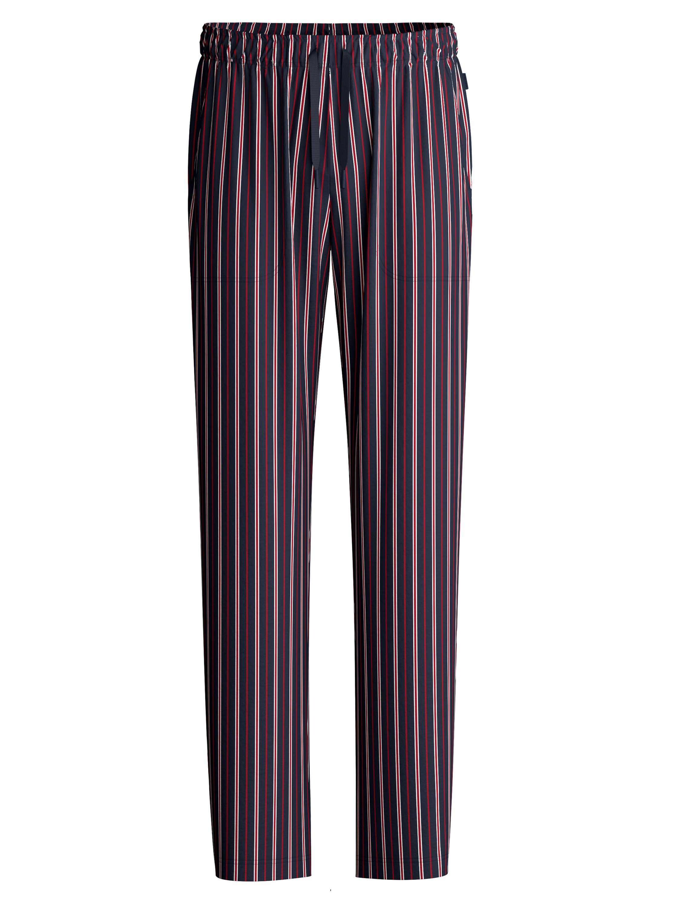 CALIDA Pyjamahose Remix Basic Sleep Herren (1-tlg) 100% Baumwolle, mit Seitentaschen, atmungsaktiv, hautfreundlich