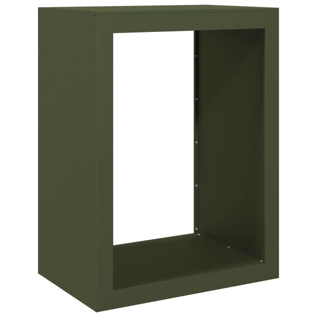 vidaXL Kaminholzregal Brennholzregal Grün 60x40x80 cm günstig online kaufen