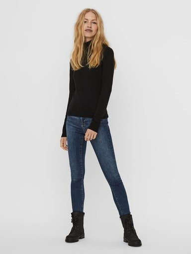 Vero Moda Rollkragenpullover VMGLORY LS ROLLNECK BLOUSE GA NOOS günstig online kaufen