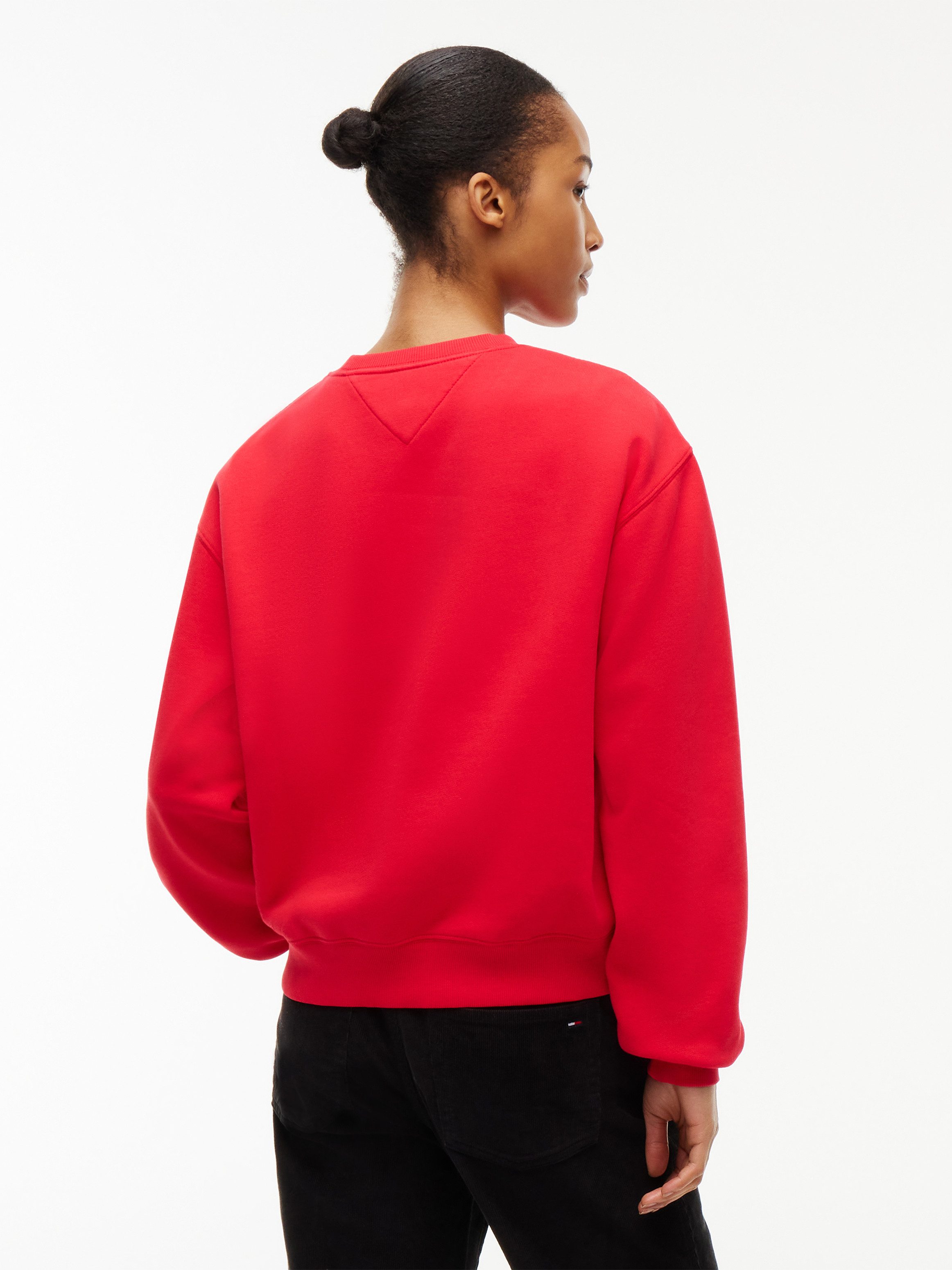 Tommy Jeans Sweatshirt TJW BADGE CREW EXT Baumwollmischung