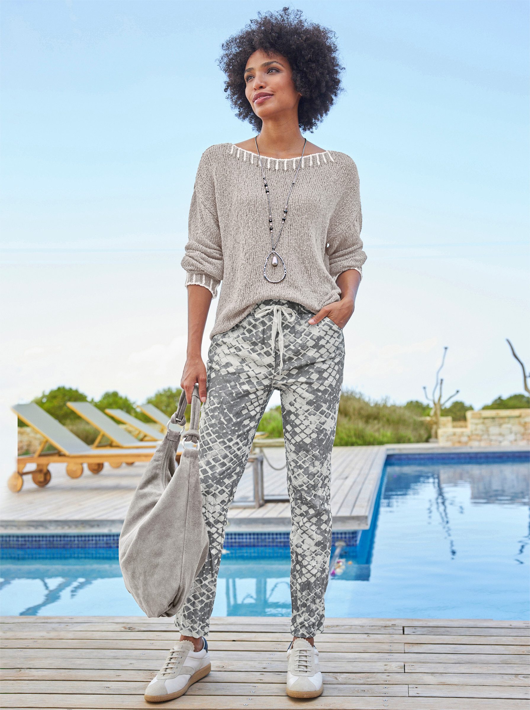 heine Strickpullover Pullover Langarm