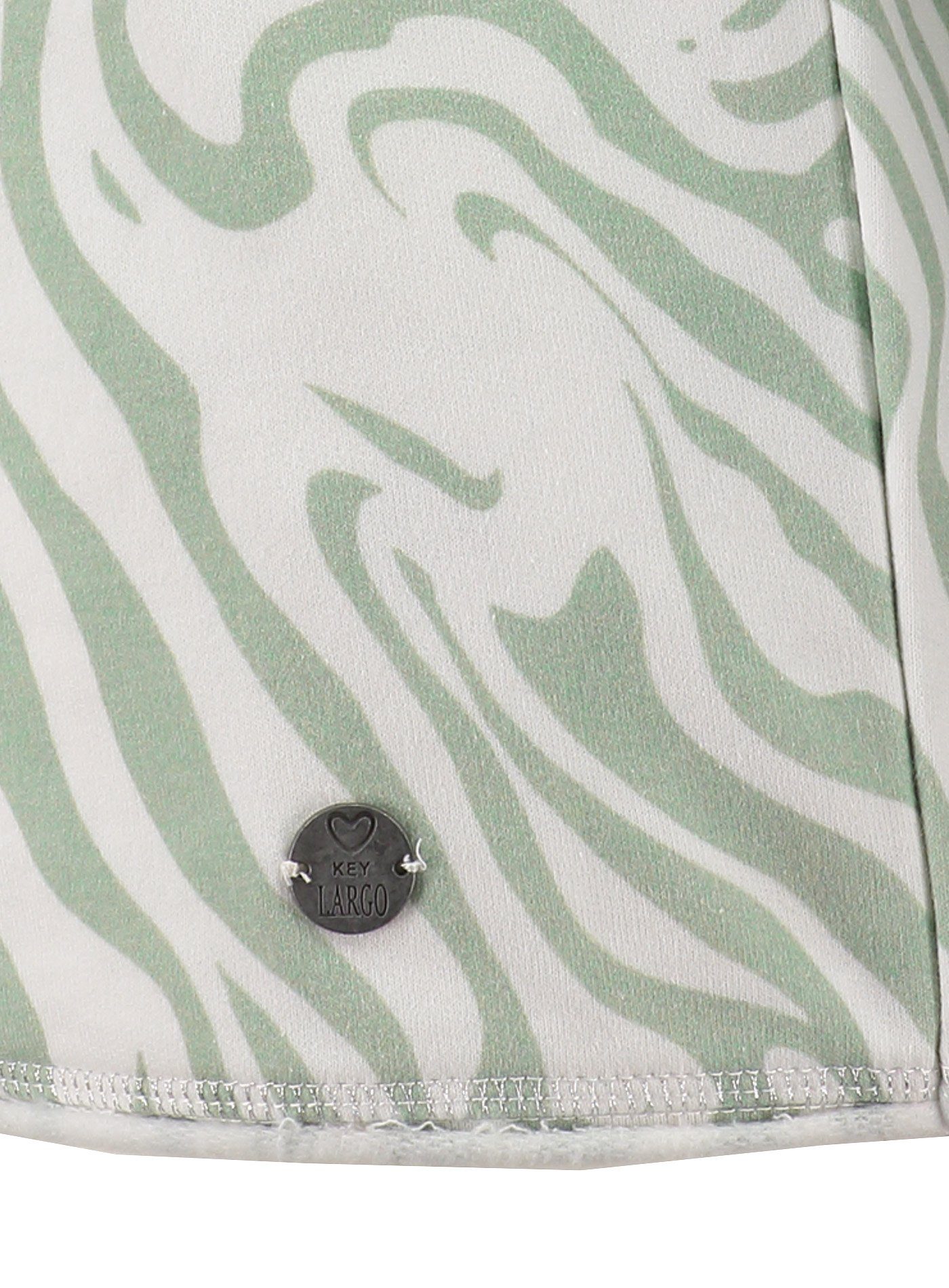 Damen Shirts Key Largo Langarmshirt WSW GROOVE mit trendigem Pailletten-Schriftzug