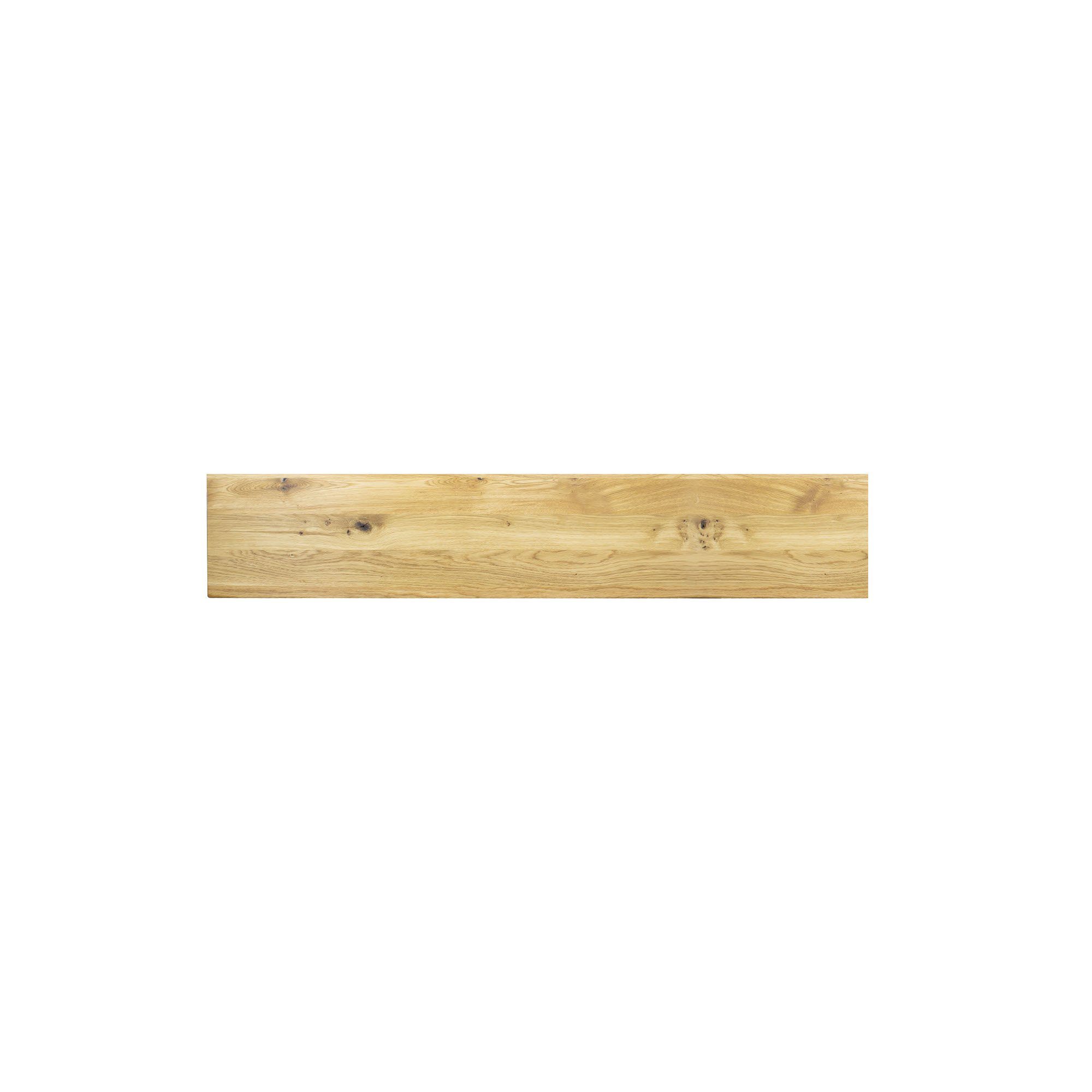 Natural Goods Berlin Regaleinsatz EICHE (1 St), Regalbohle, Regalbrett, Wandregalbrett, Eichenholz, B130 x T25cm