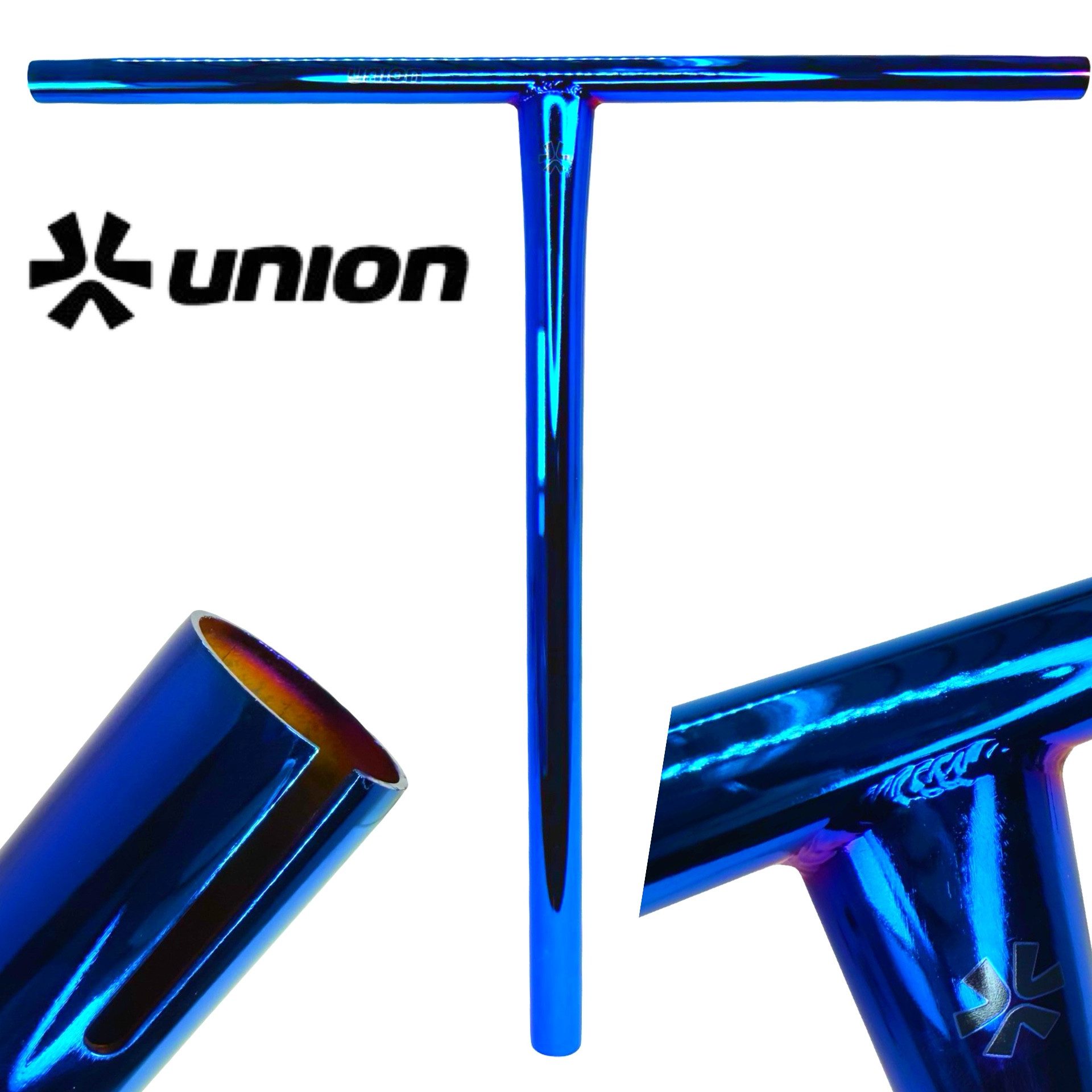 Union Stuntscooter Union Uniq T Bar Stunt-Scooter Lenker Blauchrome