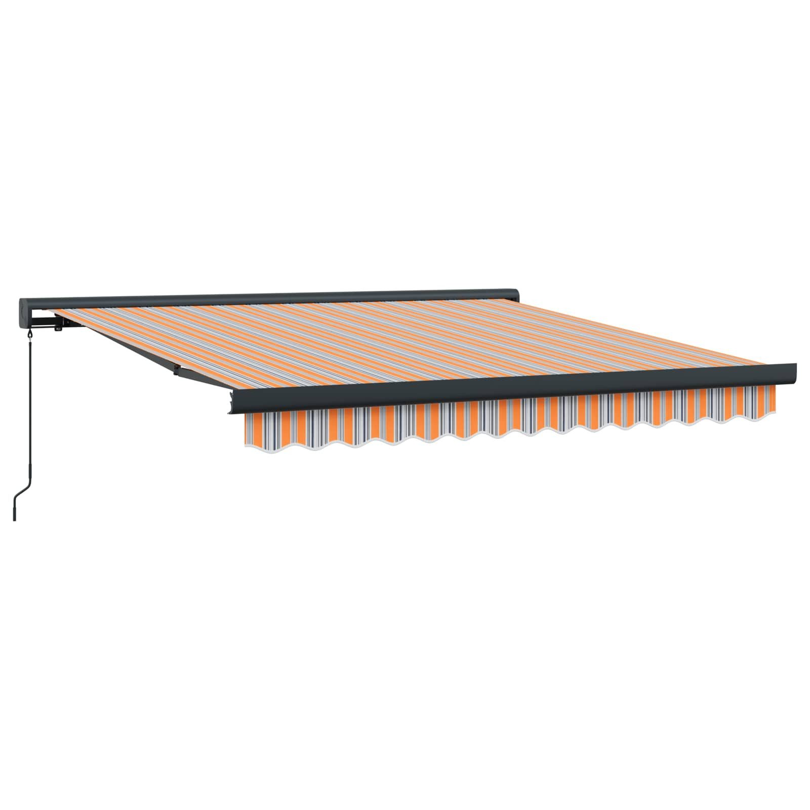 vidaXL Markise Ausziehbare Markise Mehrfarbig 300 x 250 cm (1-St)