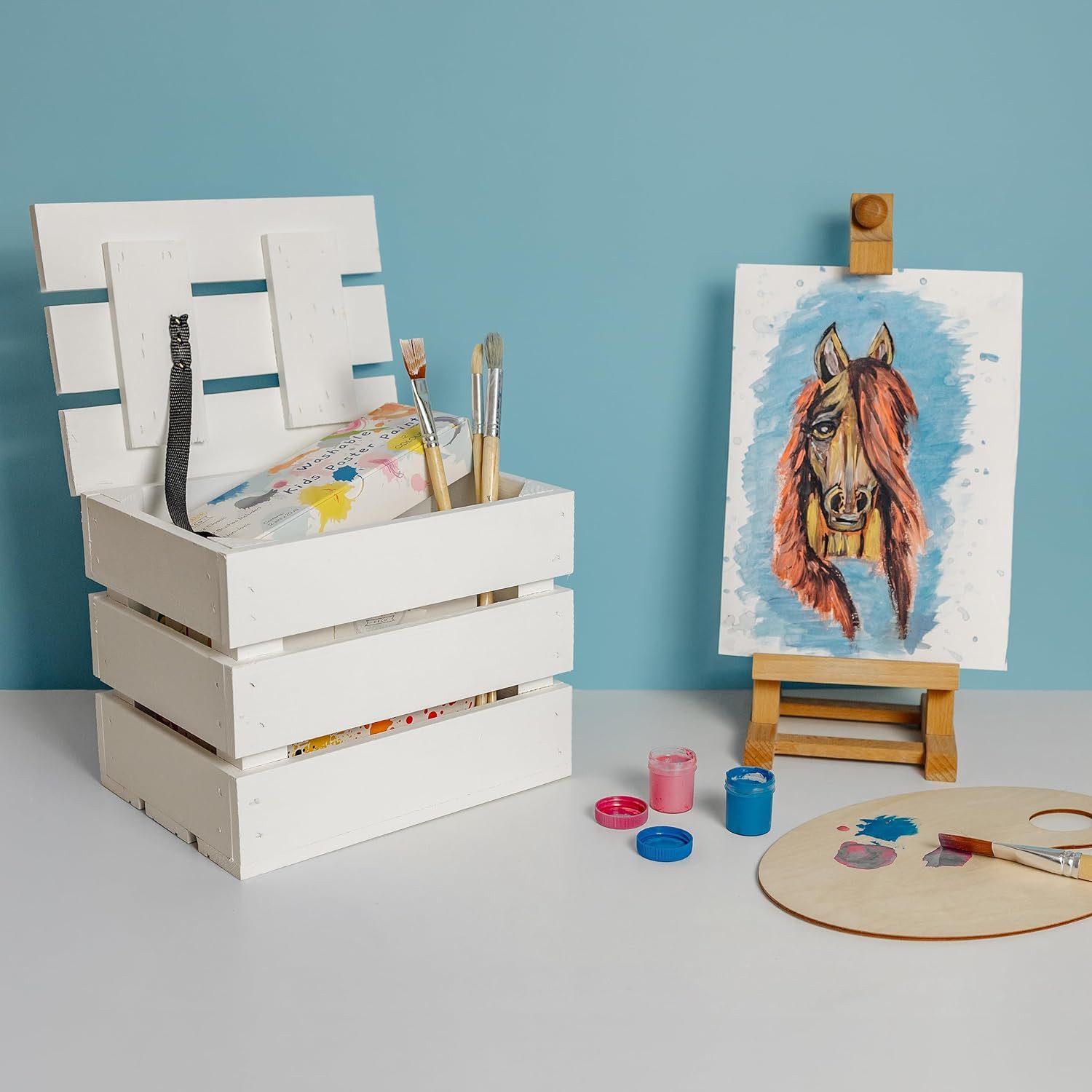 Creative Deco Aufbewahrungsbox Holztruhe Holzkiste mit günstig online kaufen